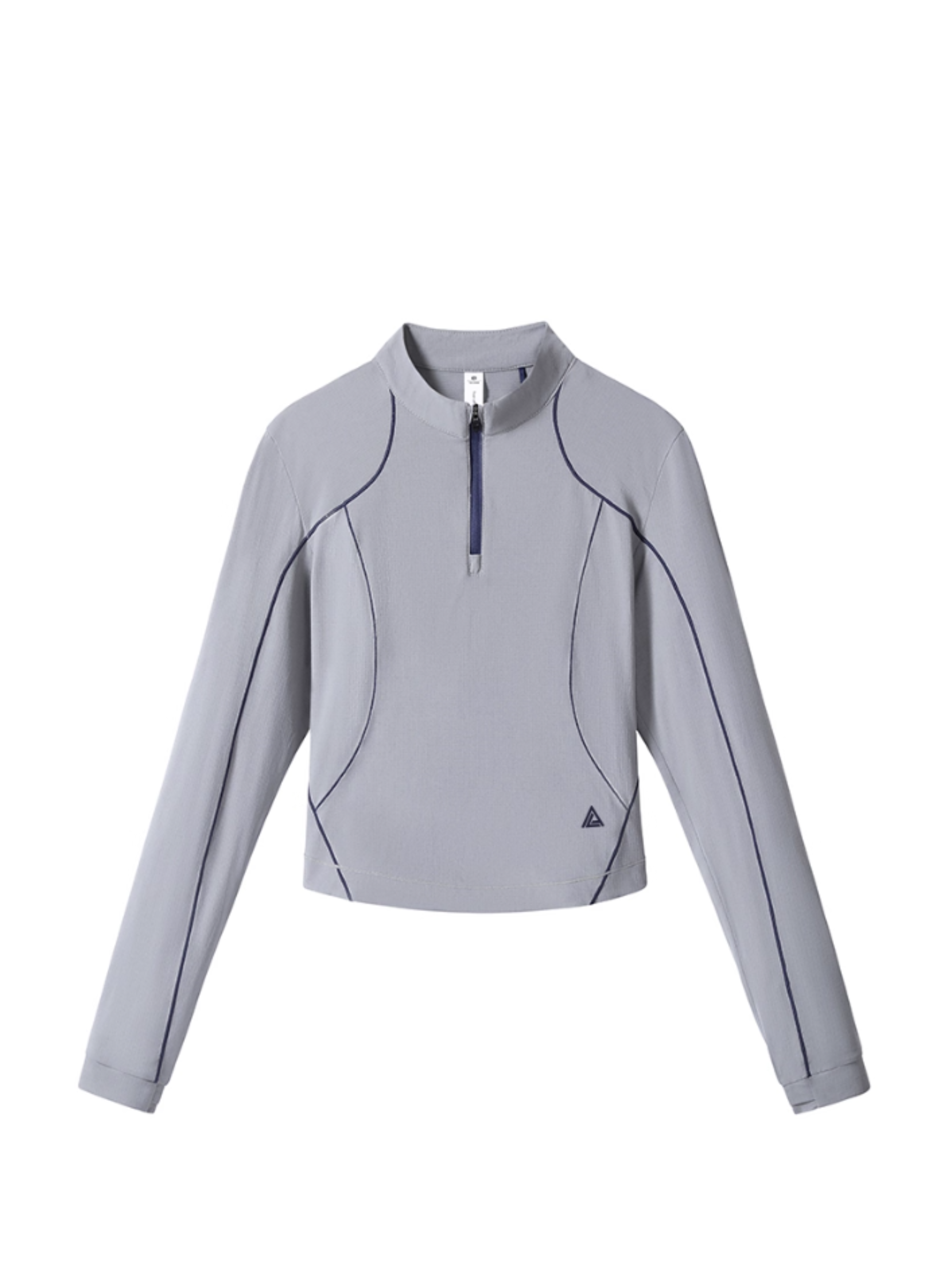 Frostthorn - Women's Half-Zip Mock Neck Yoga & Training Long Sleeve Tee