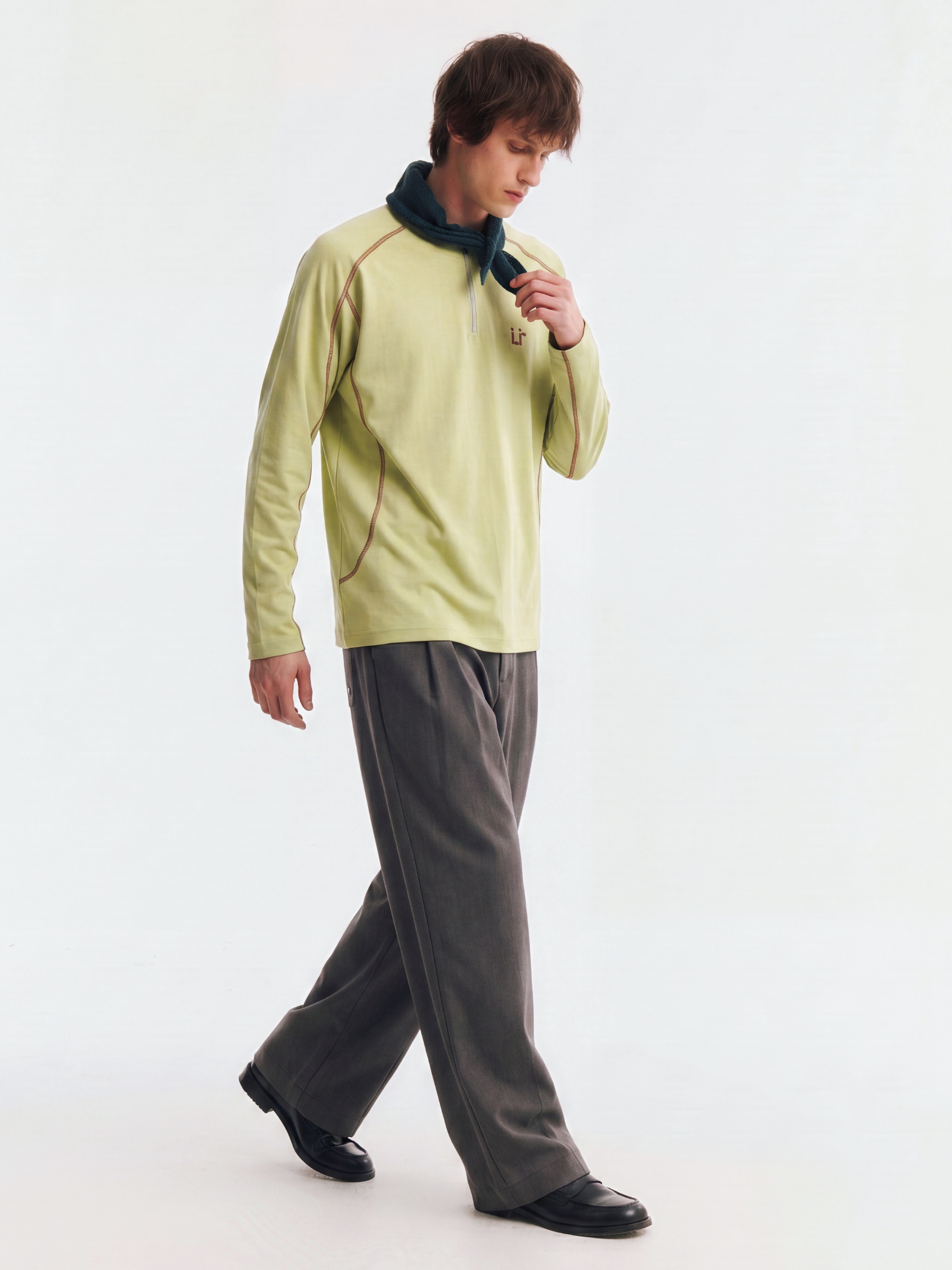 Meridian - Men's Sorona® Cooling Zip-Up Quick Dry Performance T-Shirt