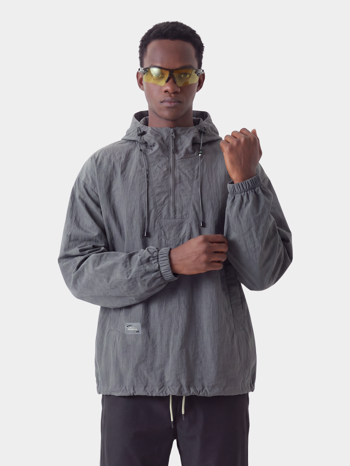 EdgePack - Unisex Half-Zip Water-Repellent Hooded Jacket