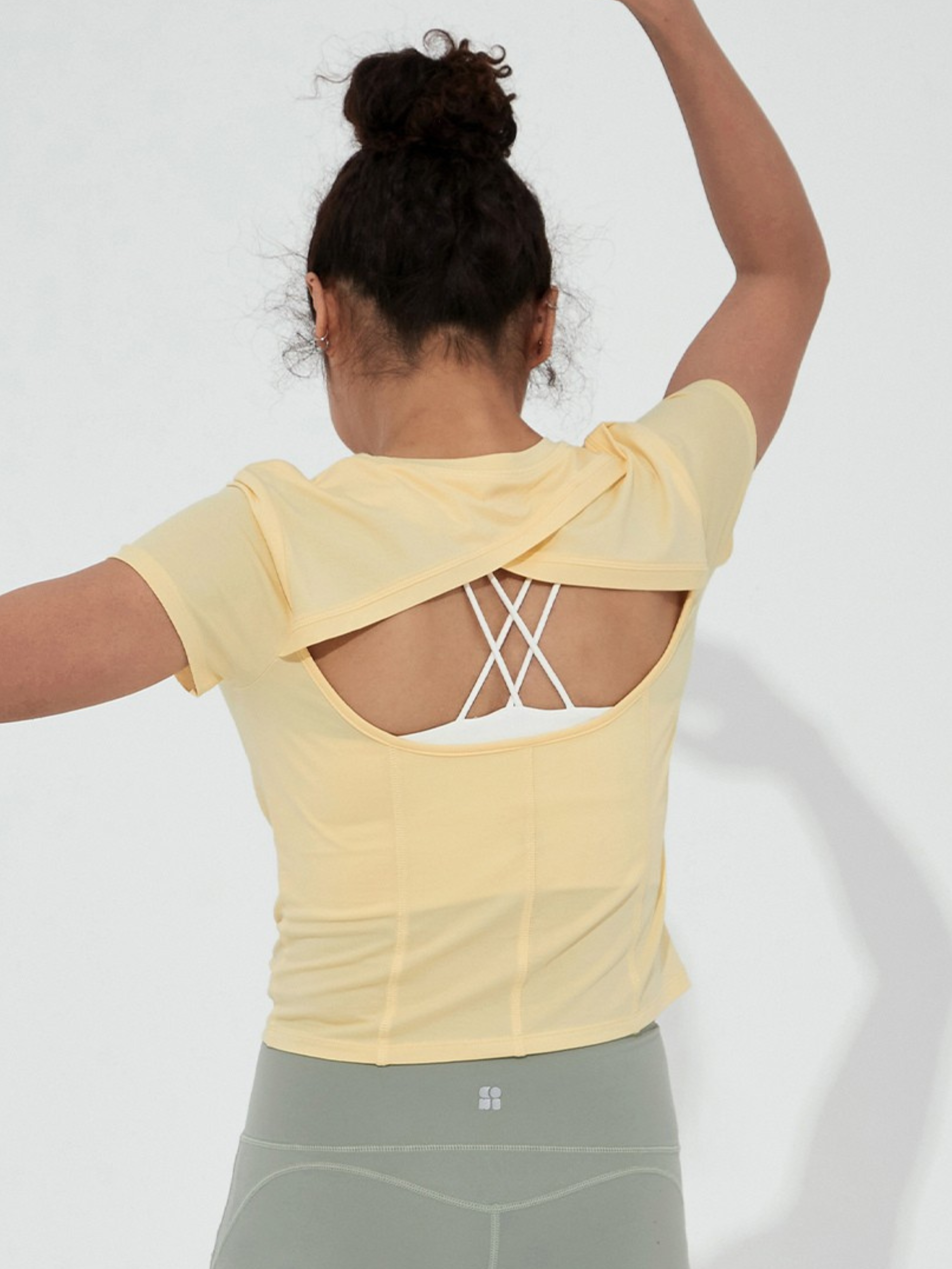 Bushcraft - Back Cut-Out Modal Yoga Top