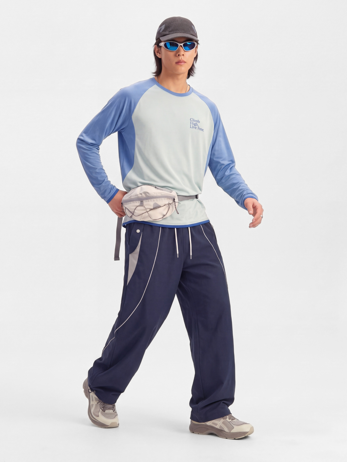 DualMist - Breathable Stretch Long-Sleeve T-Shirt