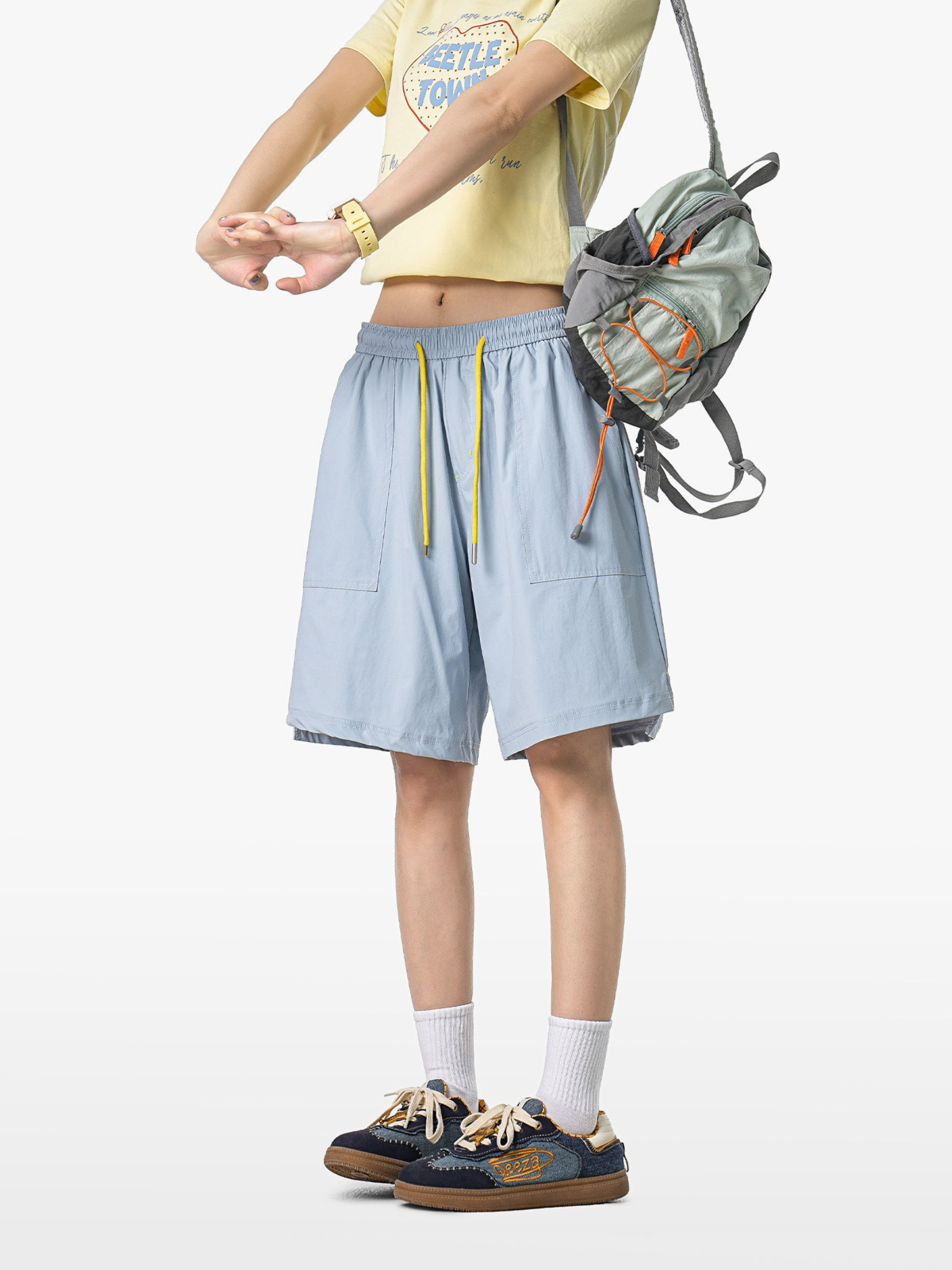 FrostShell - Cooling Breathable Wide-Leg Shorts