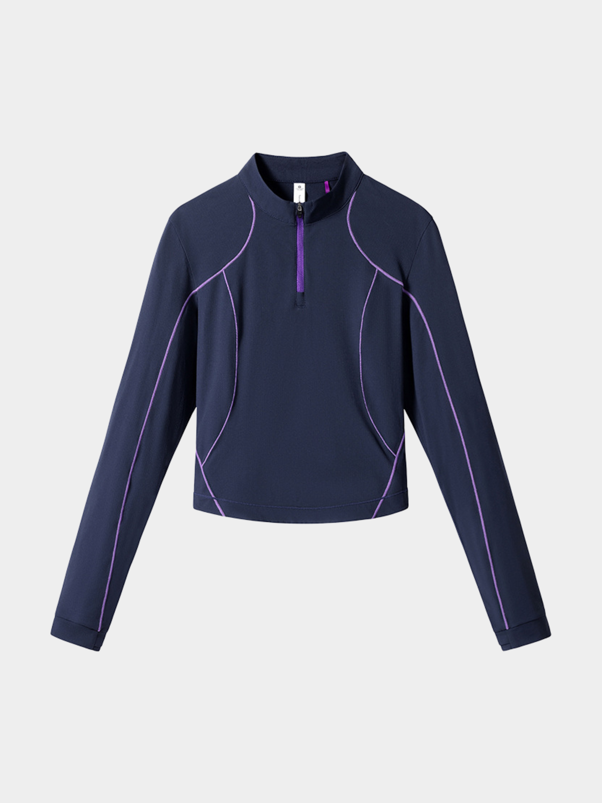 Frostthorn - Women's Half-Zip Mock Neck Yoga & Training Long Sleeve Tee