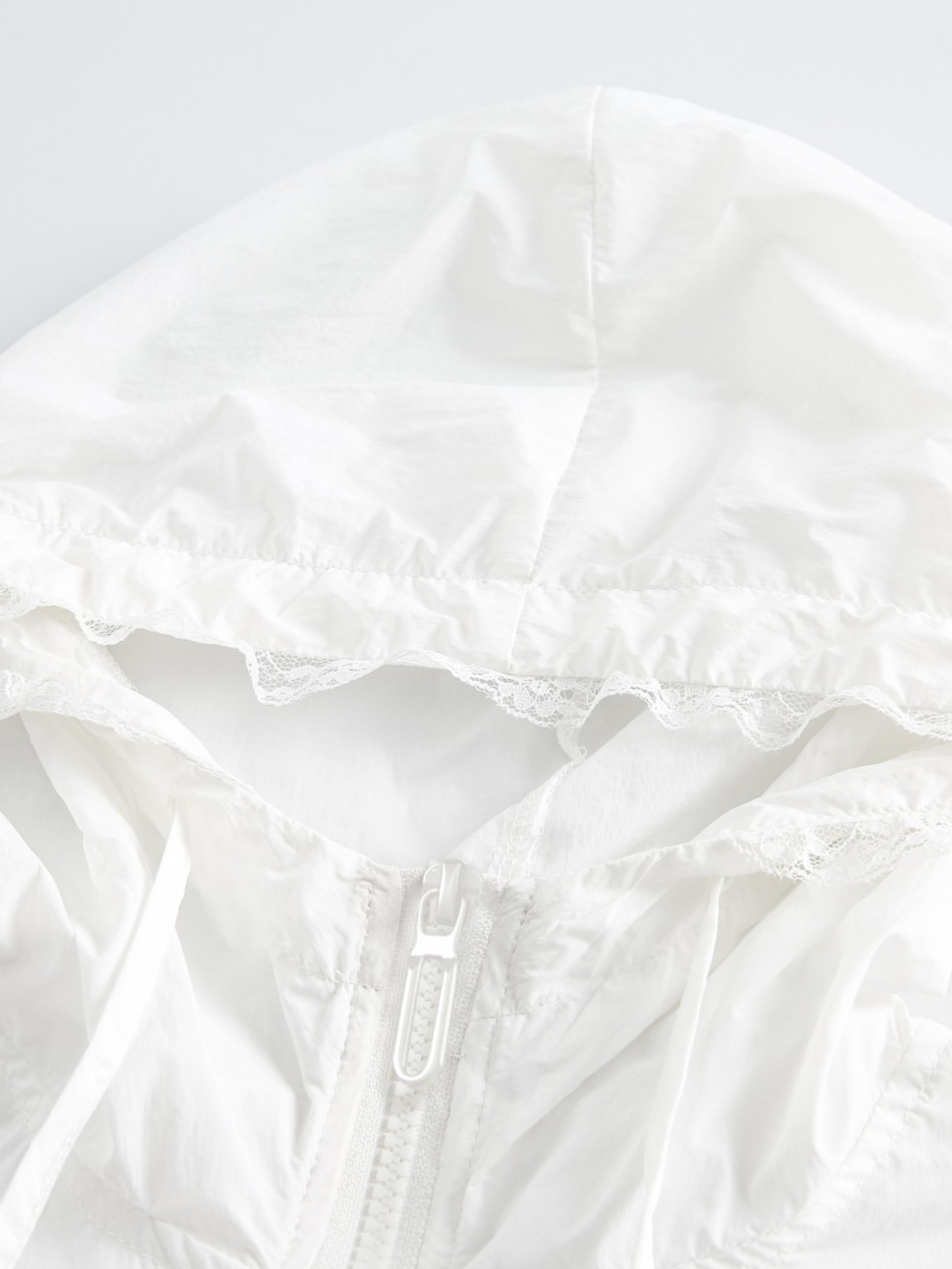 MesaTop - Women's UPF50+ Lace Panel Drawstring Cropped Sun Protection Jacket GONGGAR SPORTS