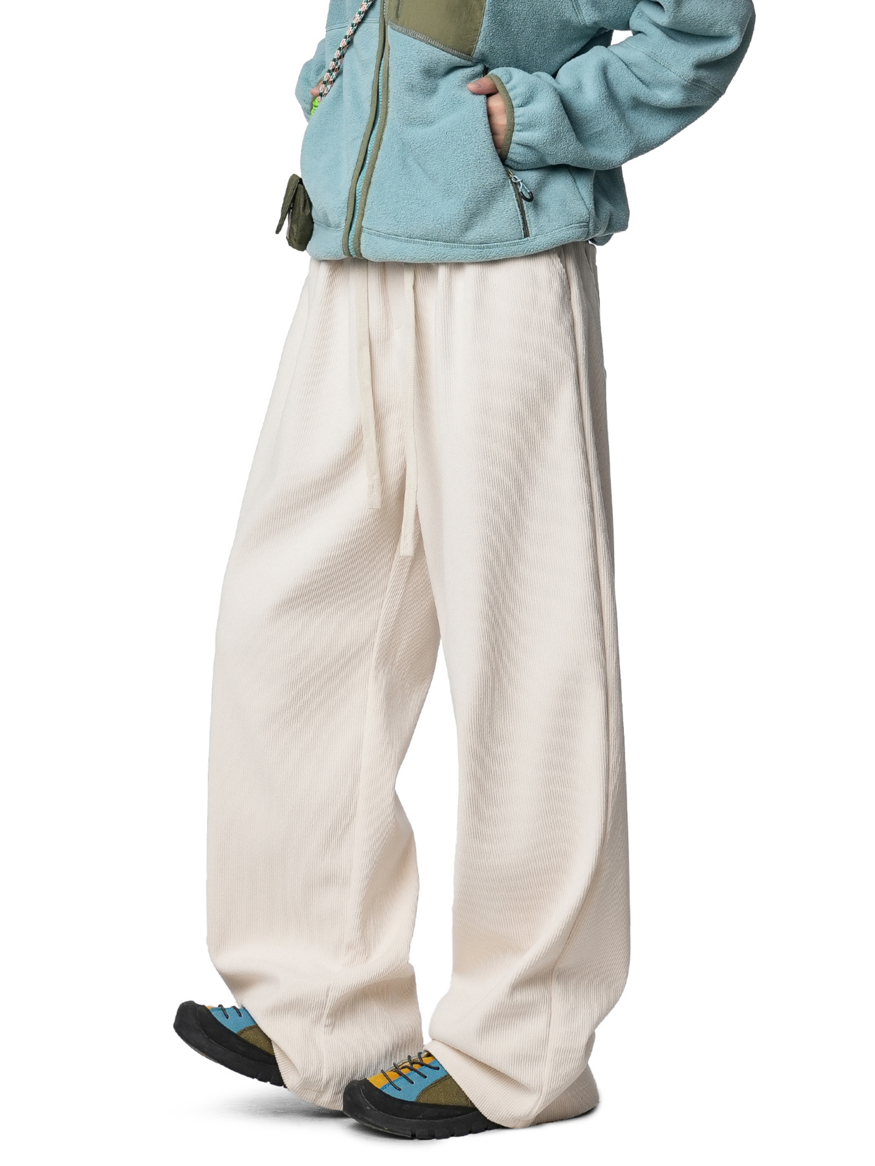 Shadewood - Women's Loose-Fit Corduroy Straight Pants