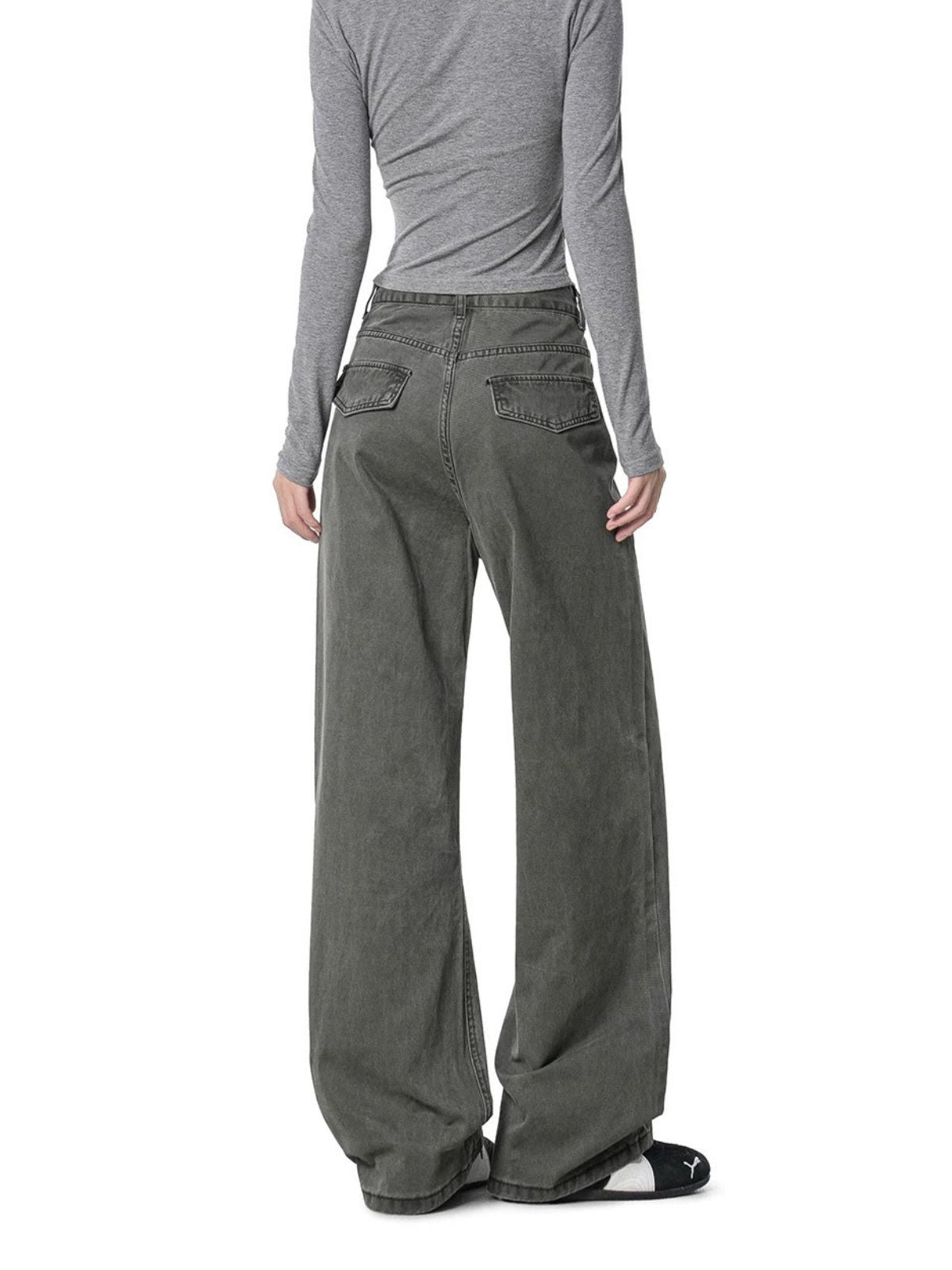 Gloomstep - Women's Abrasion-Resistant Wide-Leg Cargo Pants
