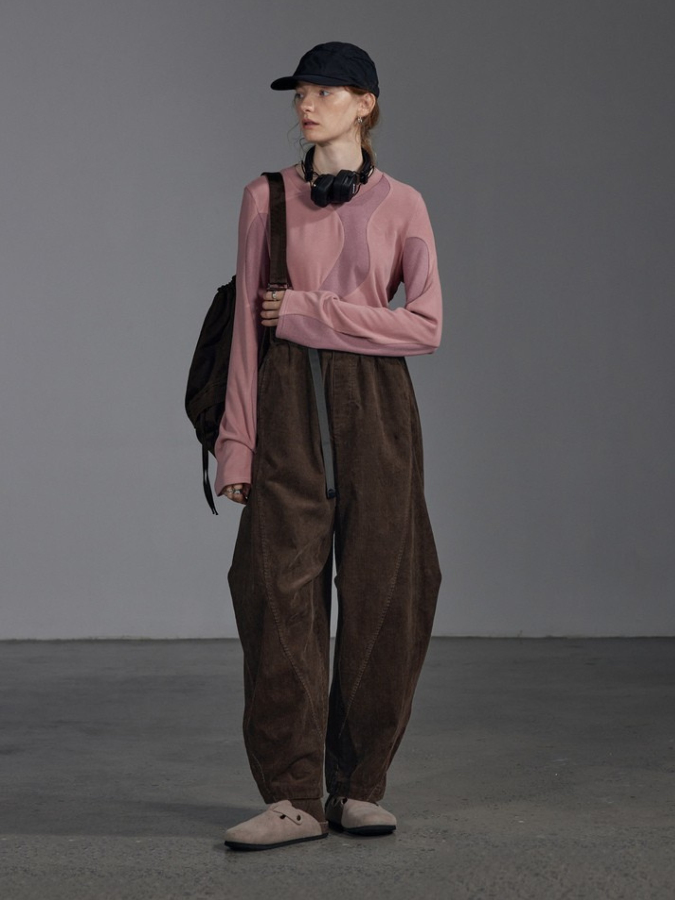 Ashcliff - Women's Loose Straight-Leg Corduroy Pants