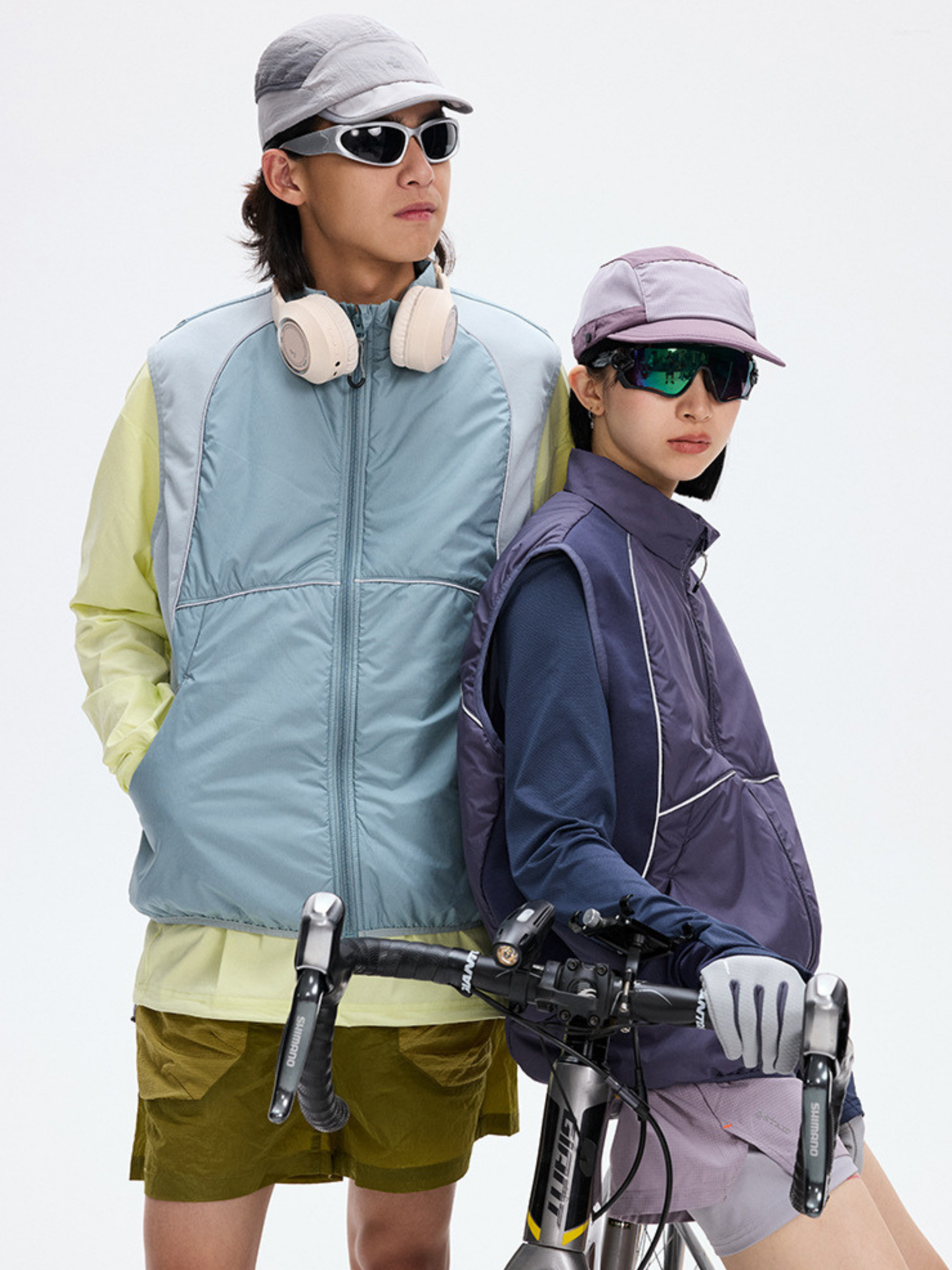 BluffEdge - Unisex Colorblock Outdoor Insulated Vest GONGGAR SPORTS