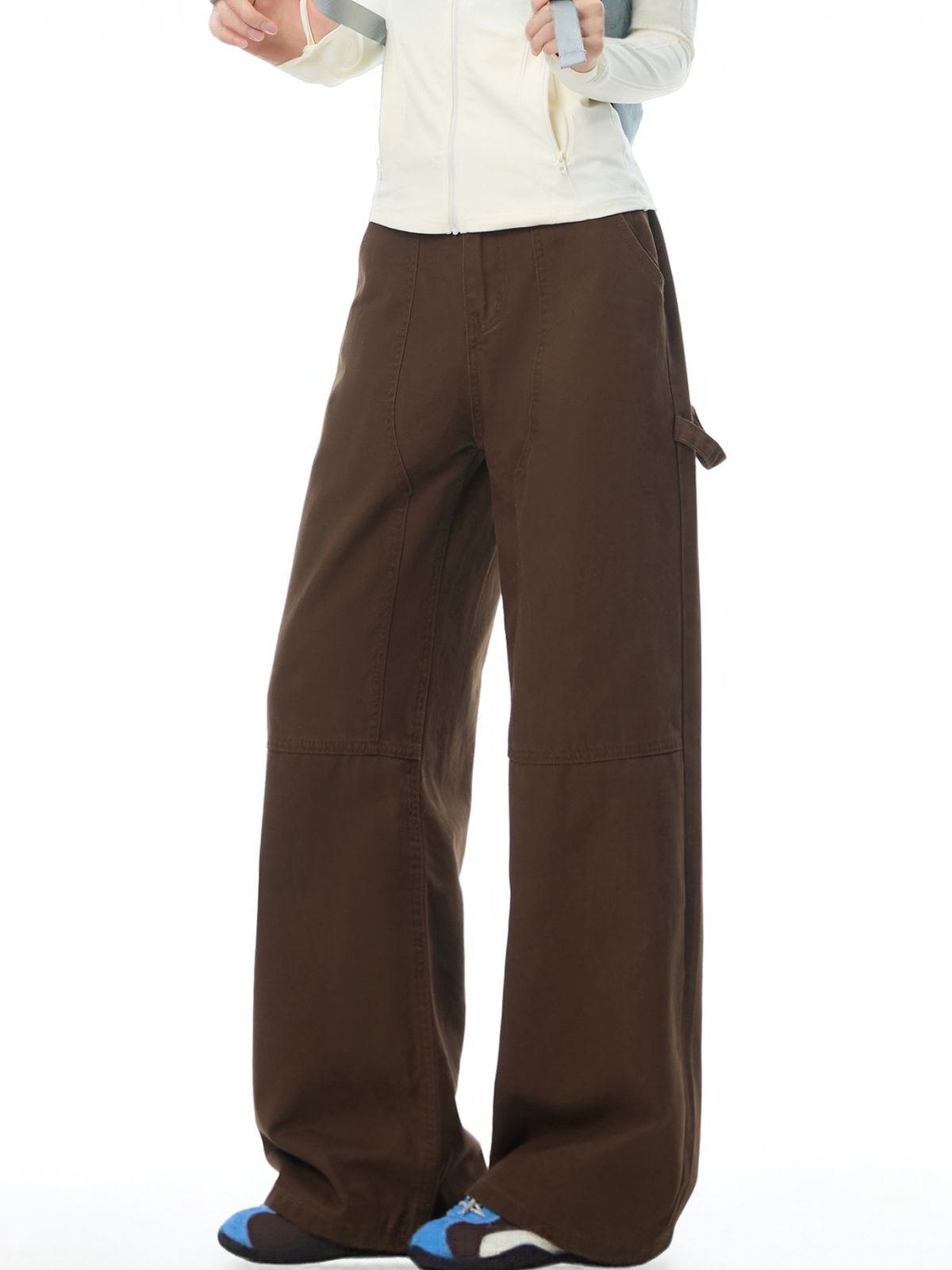 Butteclimb - Women's Cotton Straight-Leg Utility Cargo Pants