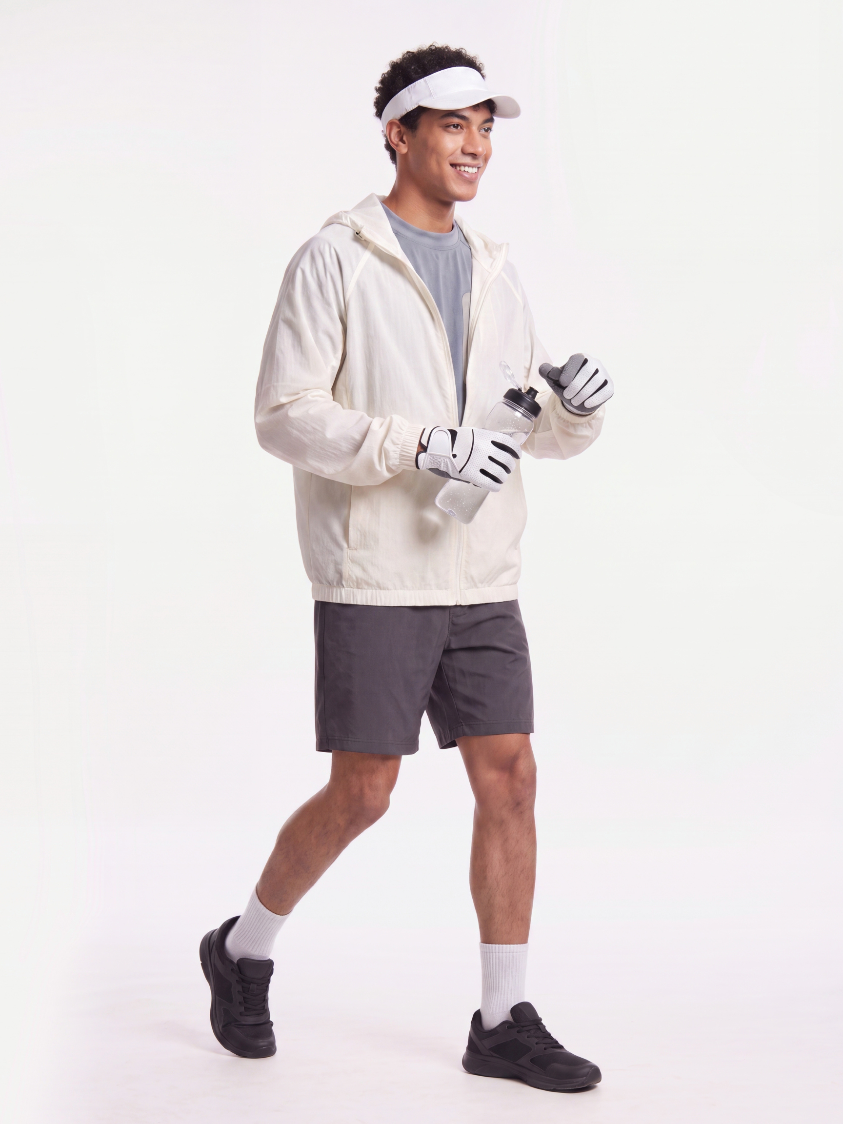 StainOff - Men's UPF 50+ Teflon™ Hooded Sun Protection Jacket