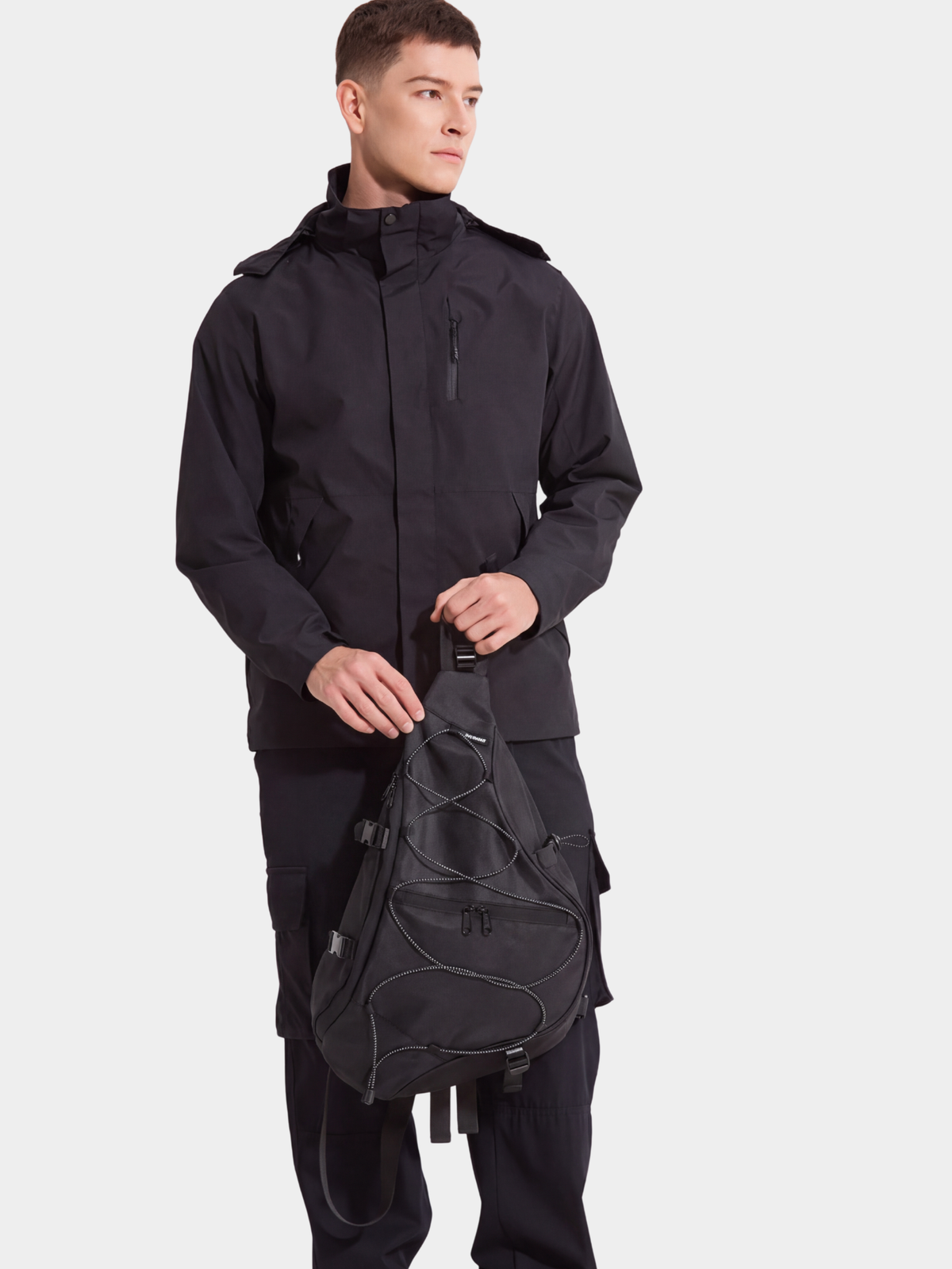 TravelLite - Multi-Compartment Water-Repellent Crossbody Bag