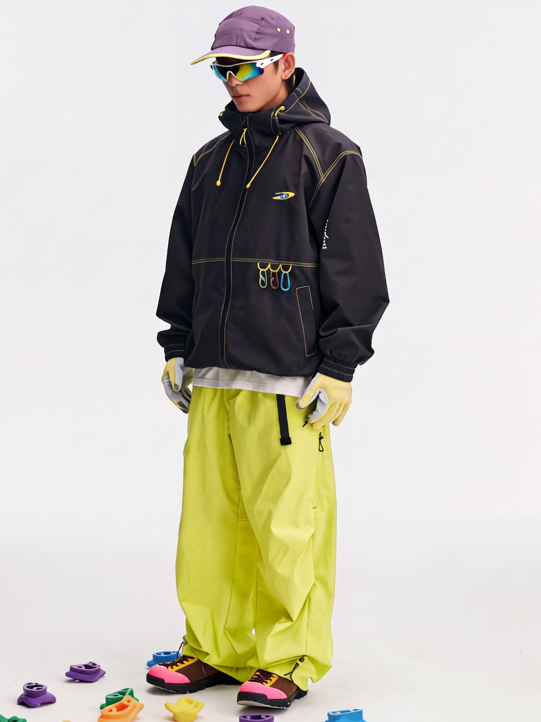 EchoDeck - Teflon® Triple-Defense Colorblock Drawstring Jacket