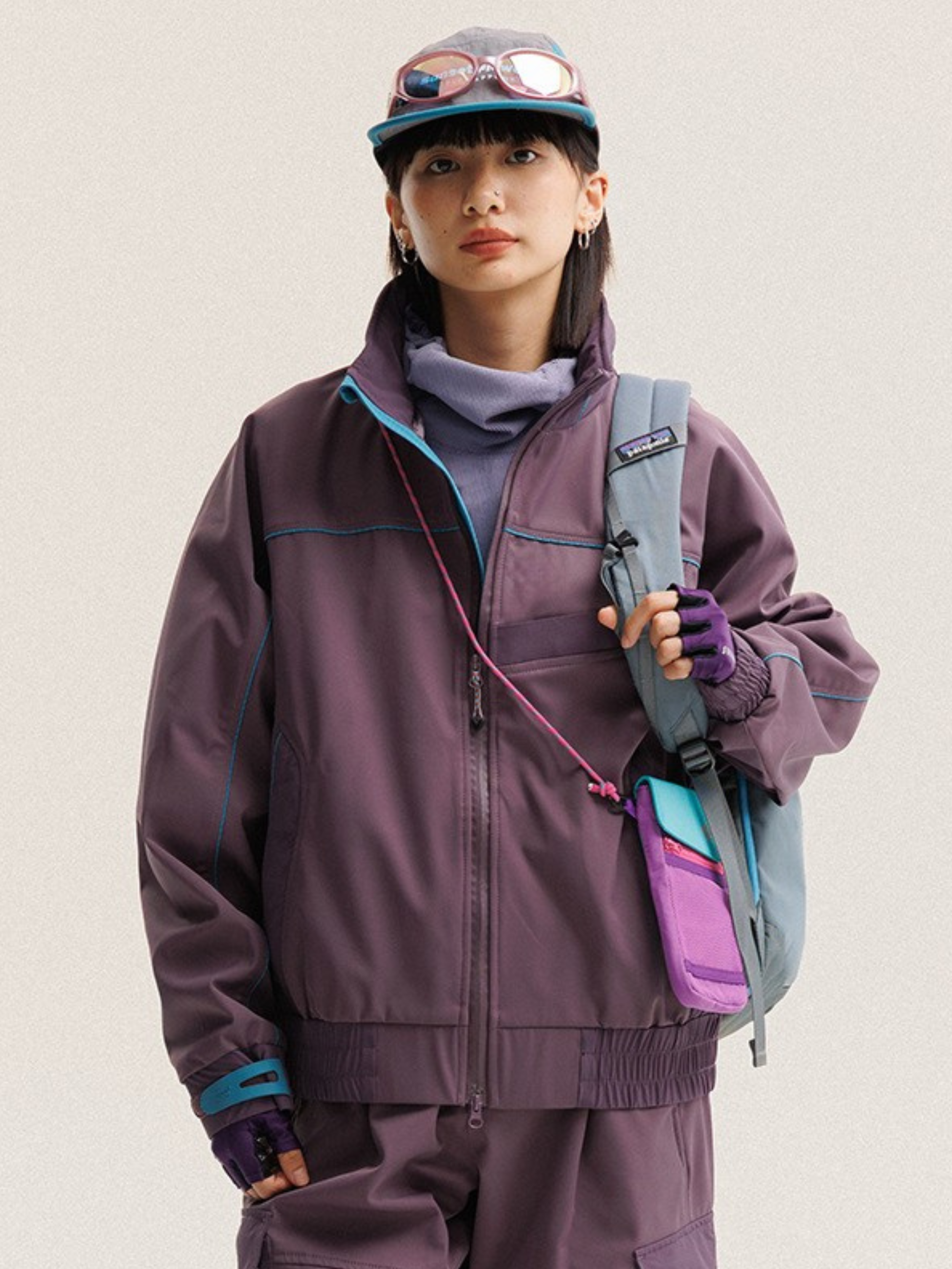 Sierra - Unisex Color-Block Waterproof Windproof Jacket