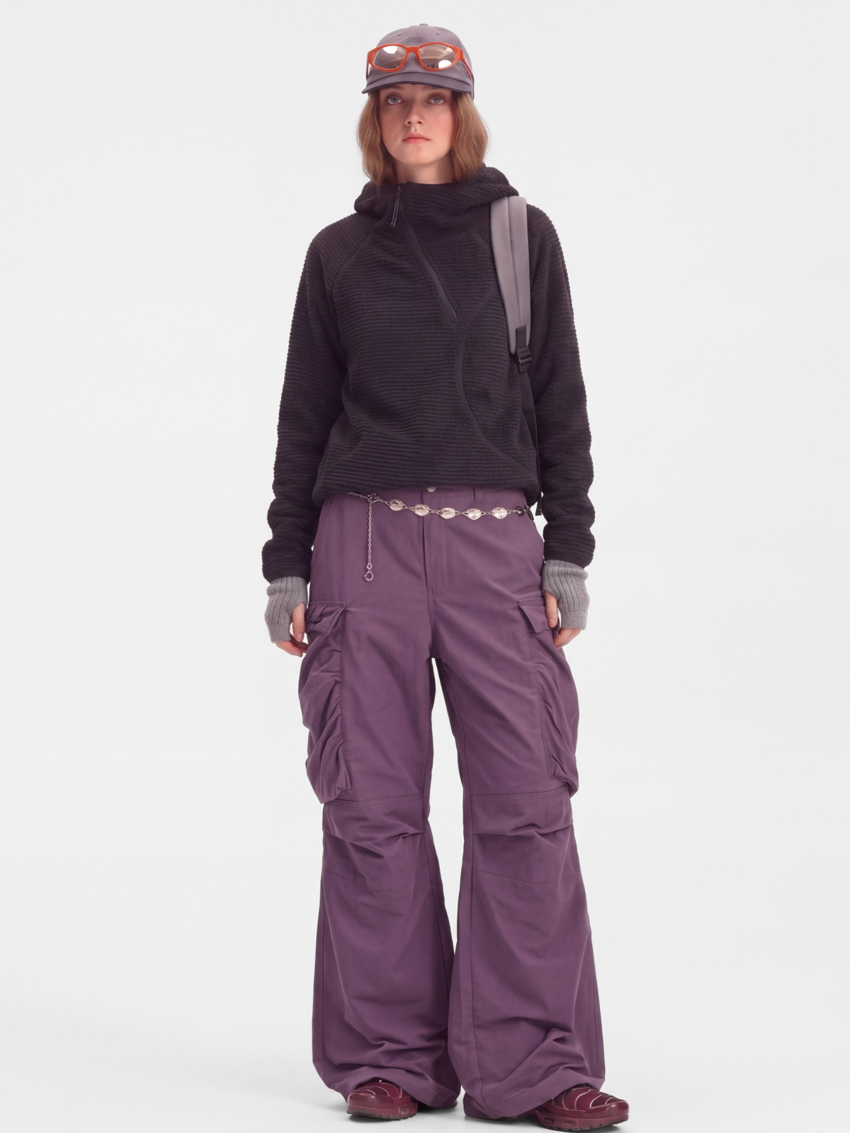 DualSway - Unisex Breathable Large Pockets Wide-Leg Cargo Pants