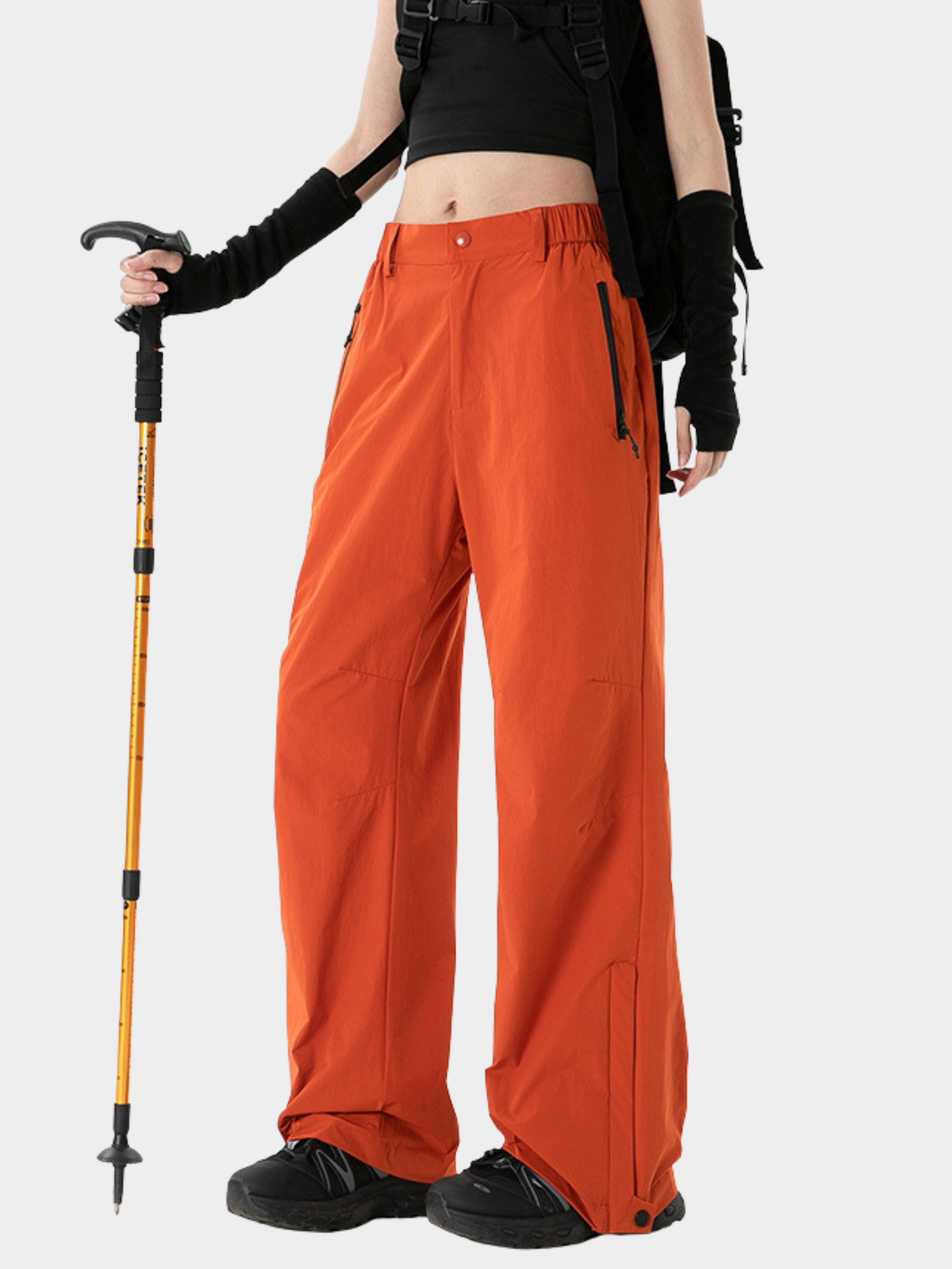 Aquatop - Women's Waterproof Windproof Loose Fit Cargo Pants