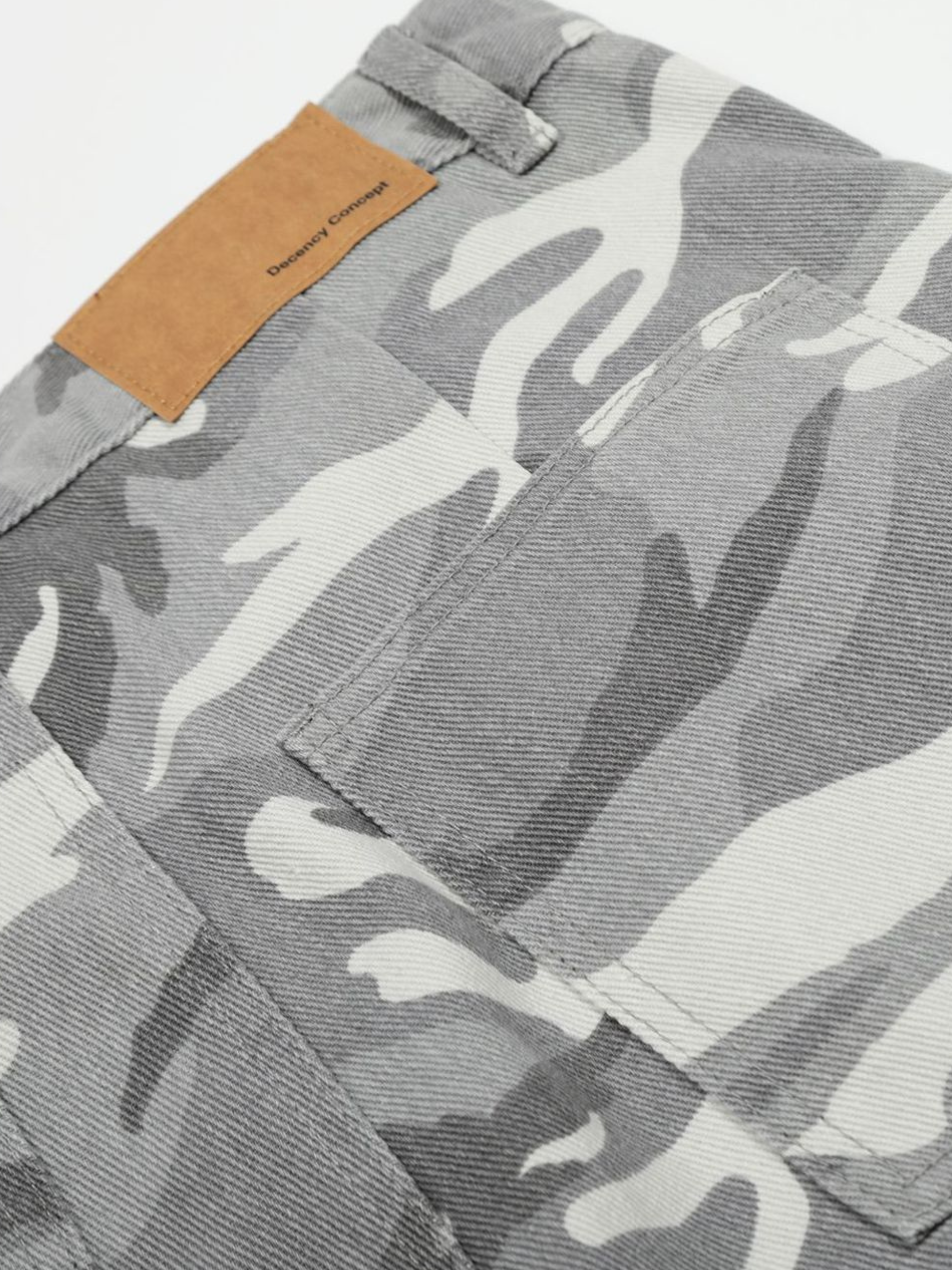 TentClip - Men's Camo Flare Denim Pants GONGGAR SPORTS