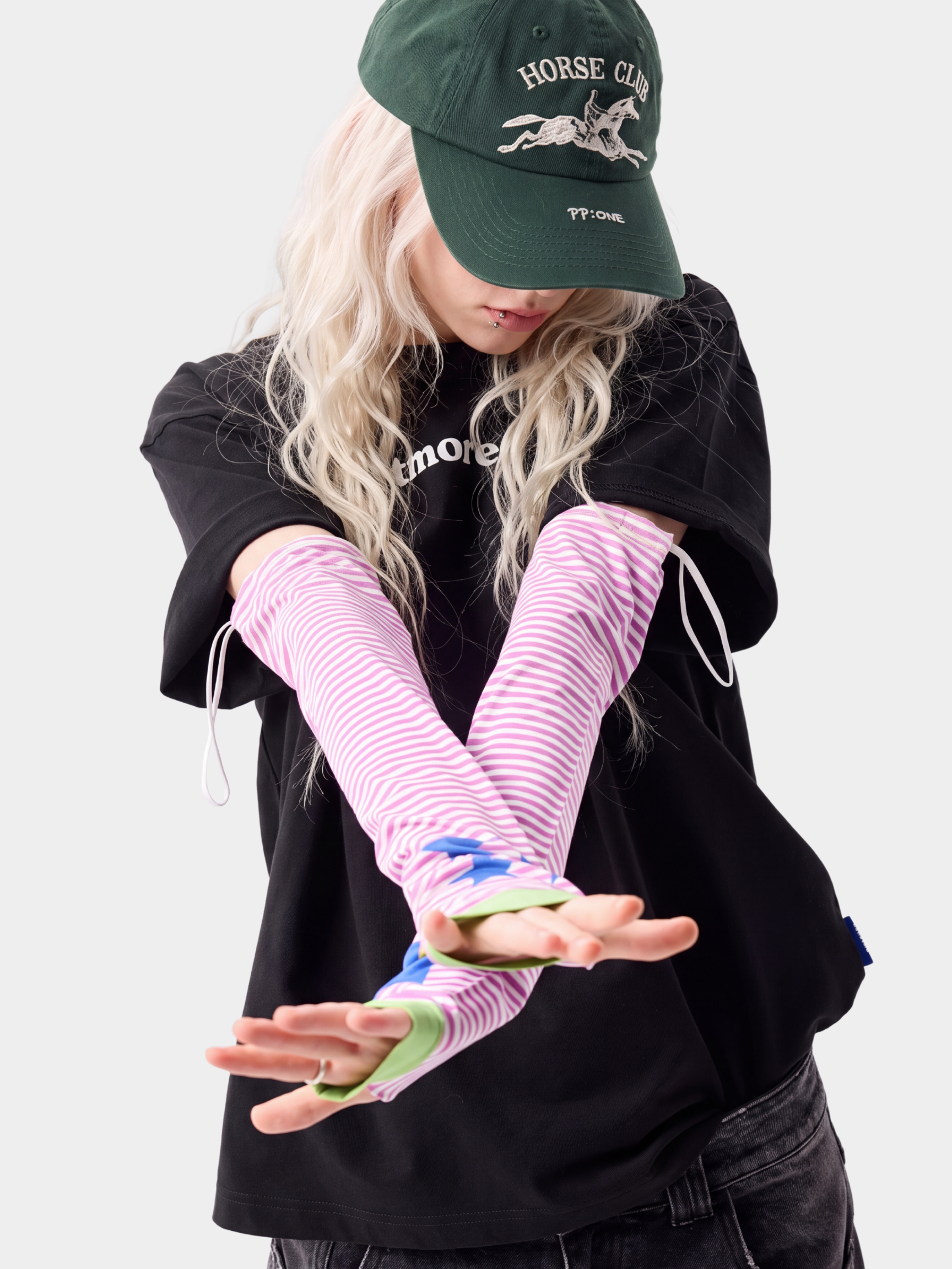 IceWeave - Star Stripe Print Cooling UV Protection Arm Sleeves