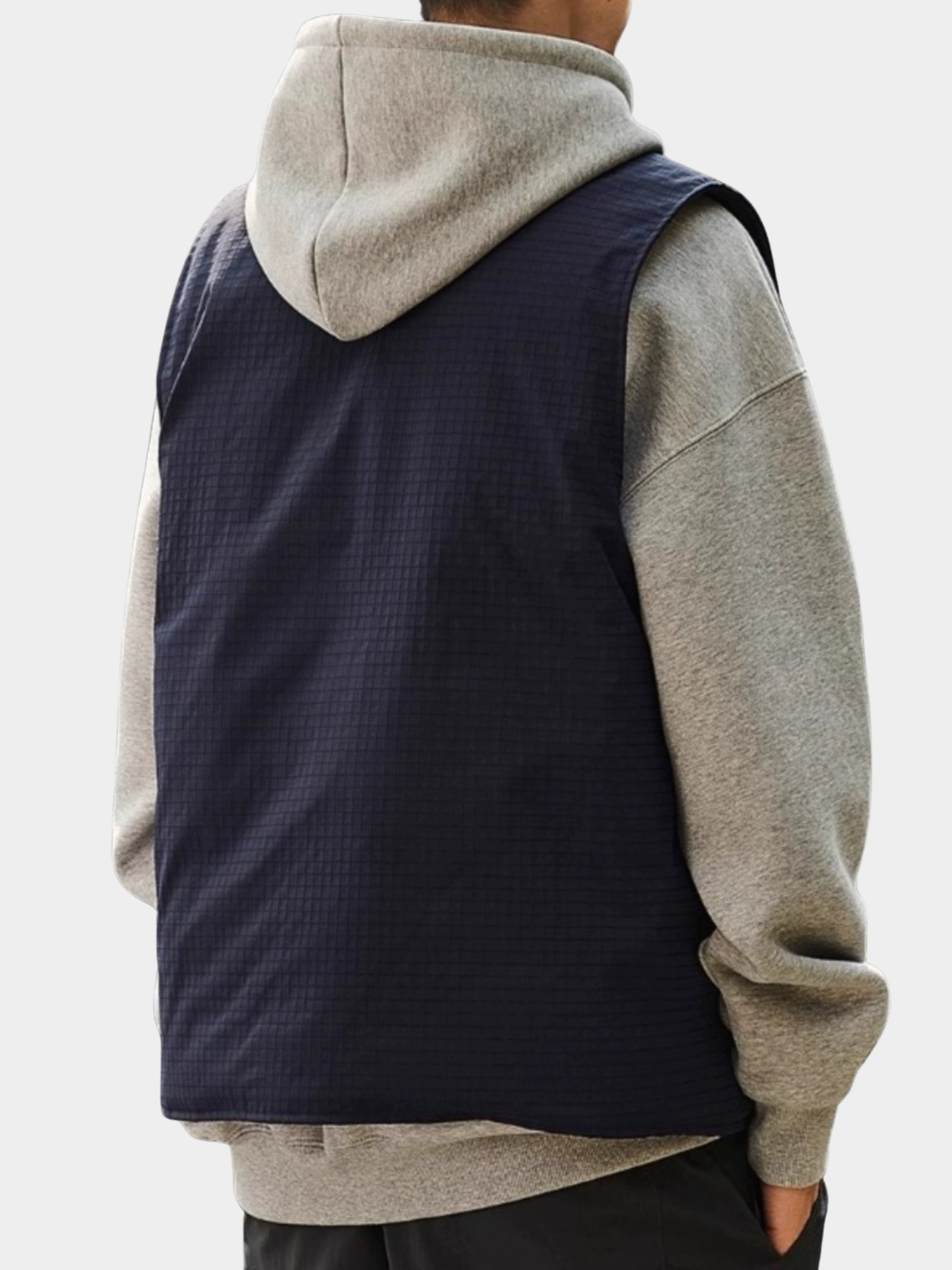 HeatBox - Men's 90% White Duck Down Water-Resistant Asymmetric Vest