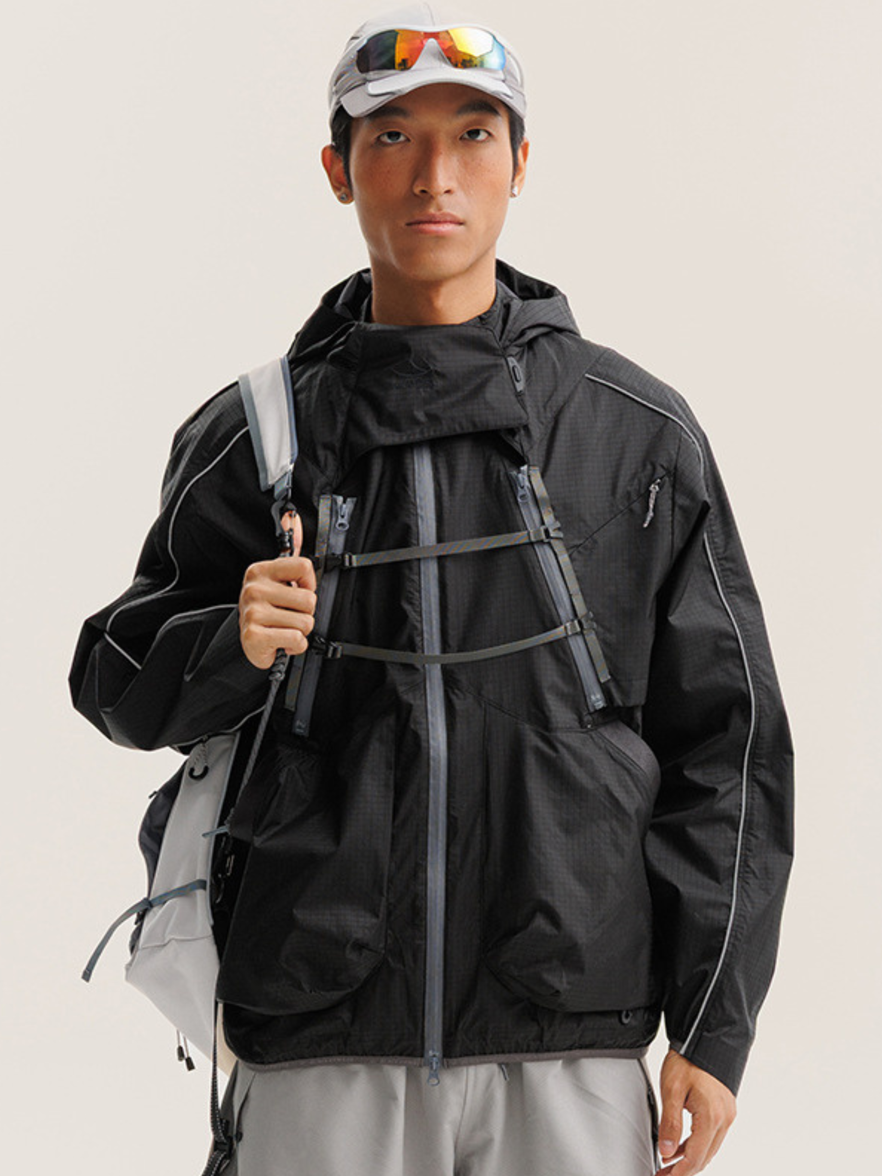 GT ONE - Unisex Water-Repellent Detachable Shell Jacket