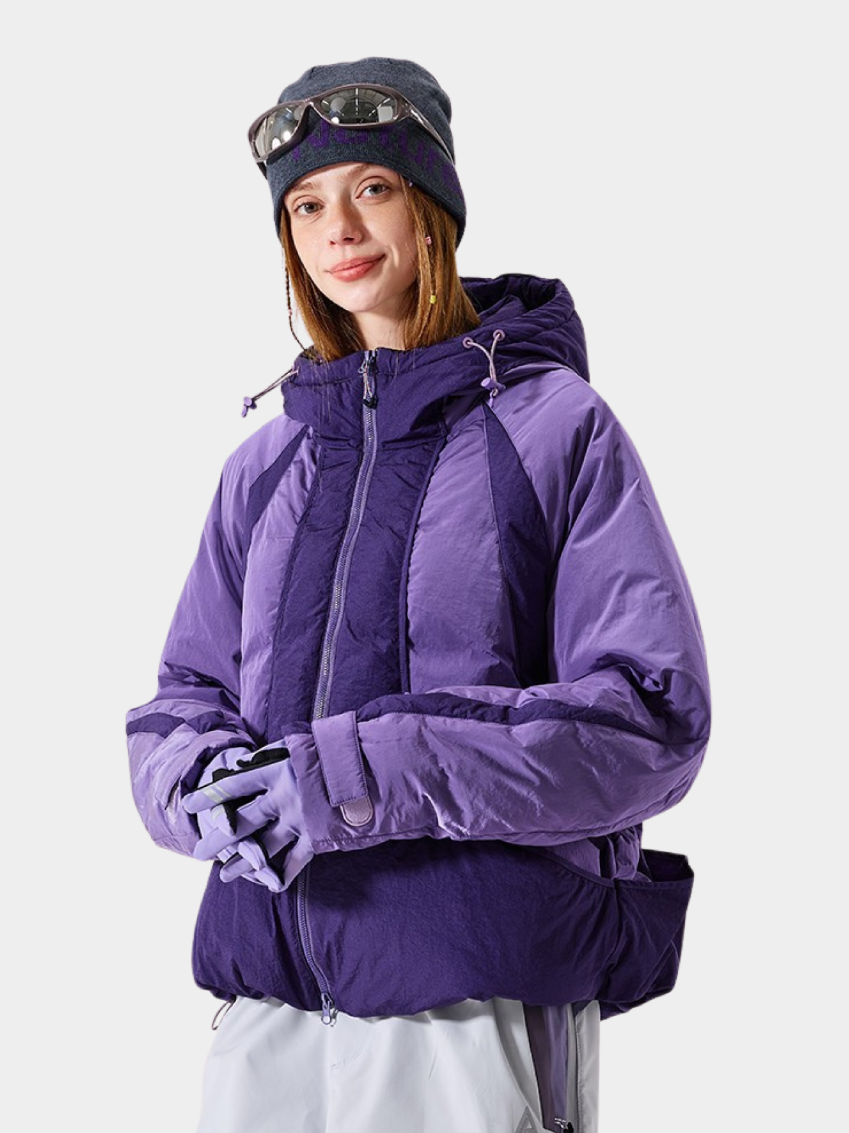 RavenPath - Women's Windproof & Water-Repellent 85% White Duck Down Jacket