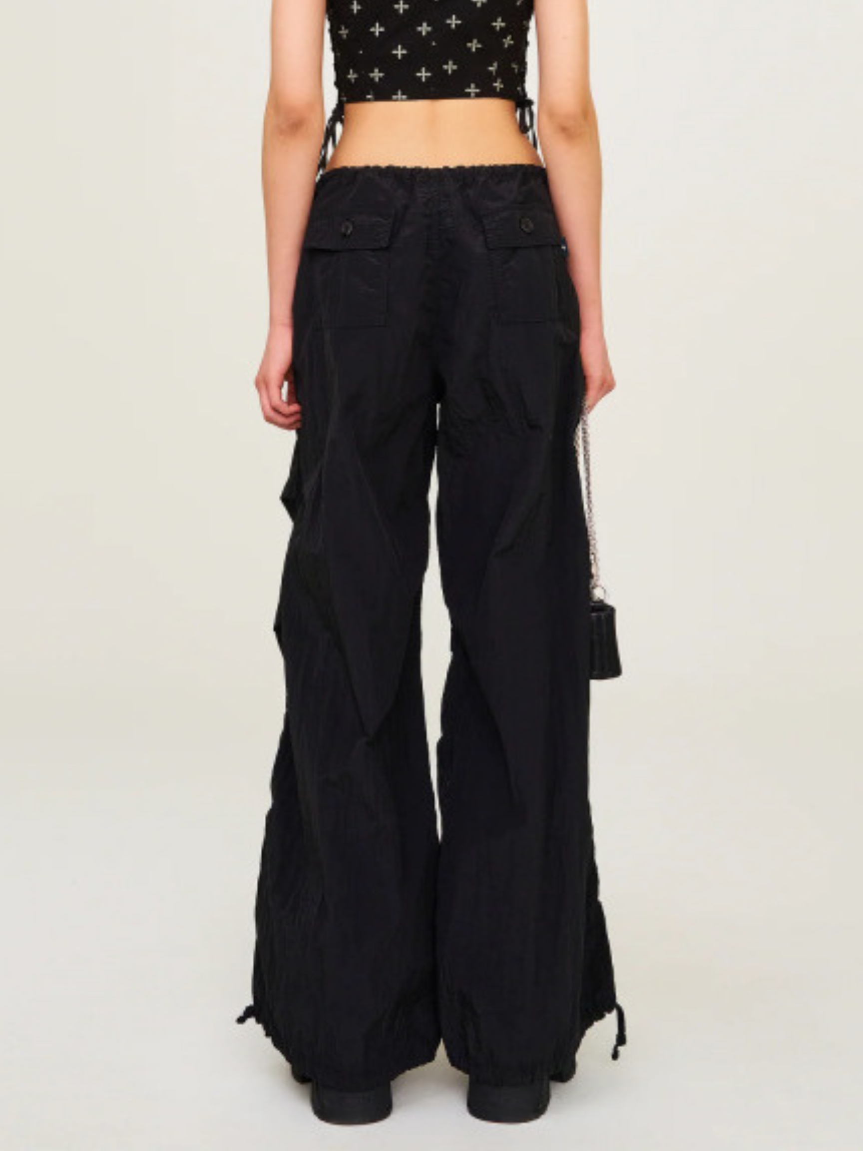 WolfStep - Women's Drawstring Wide-Leg Sports Pants