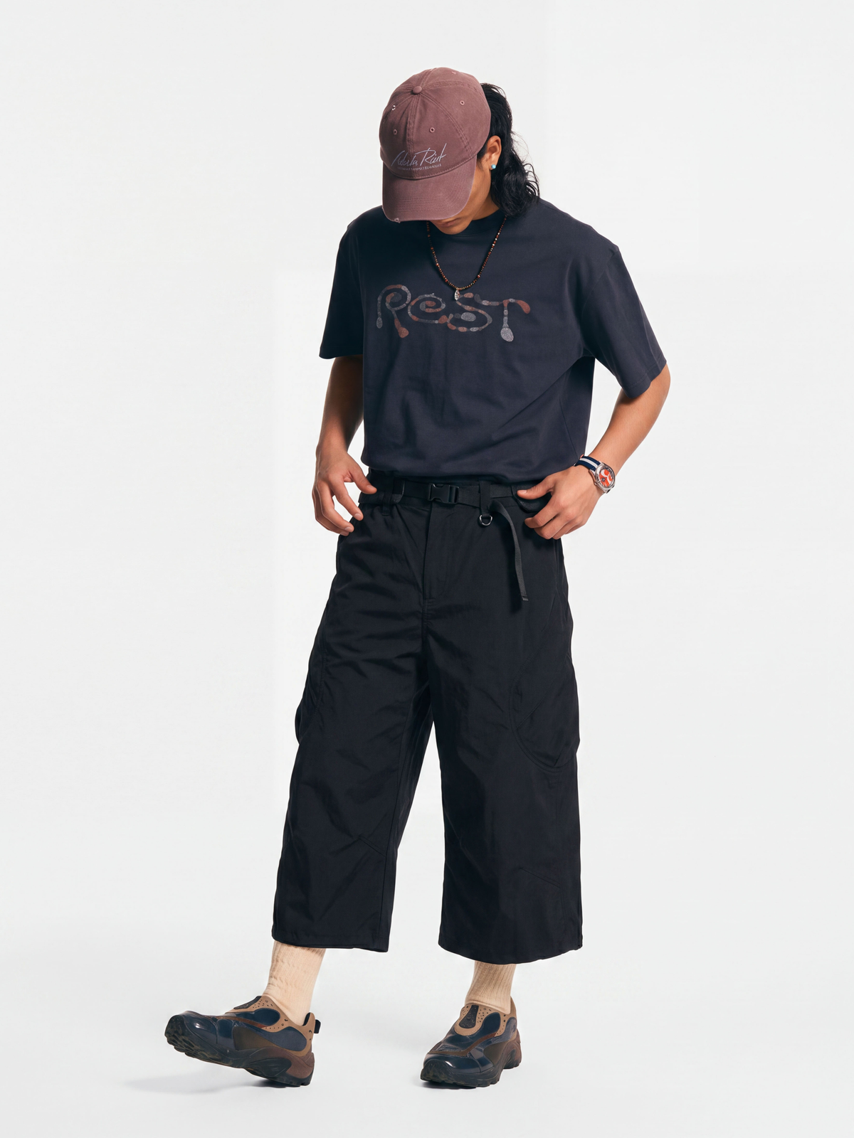 FoldDraw - Quick-Dry Adjustable Pleated Lightweight Cropped Pants