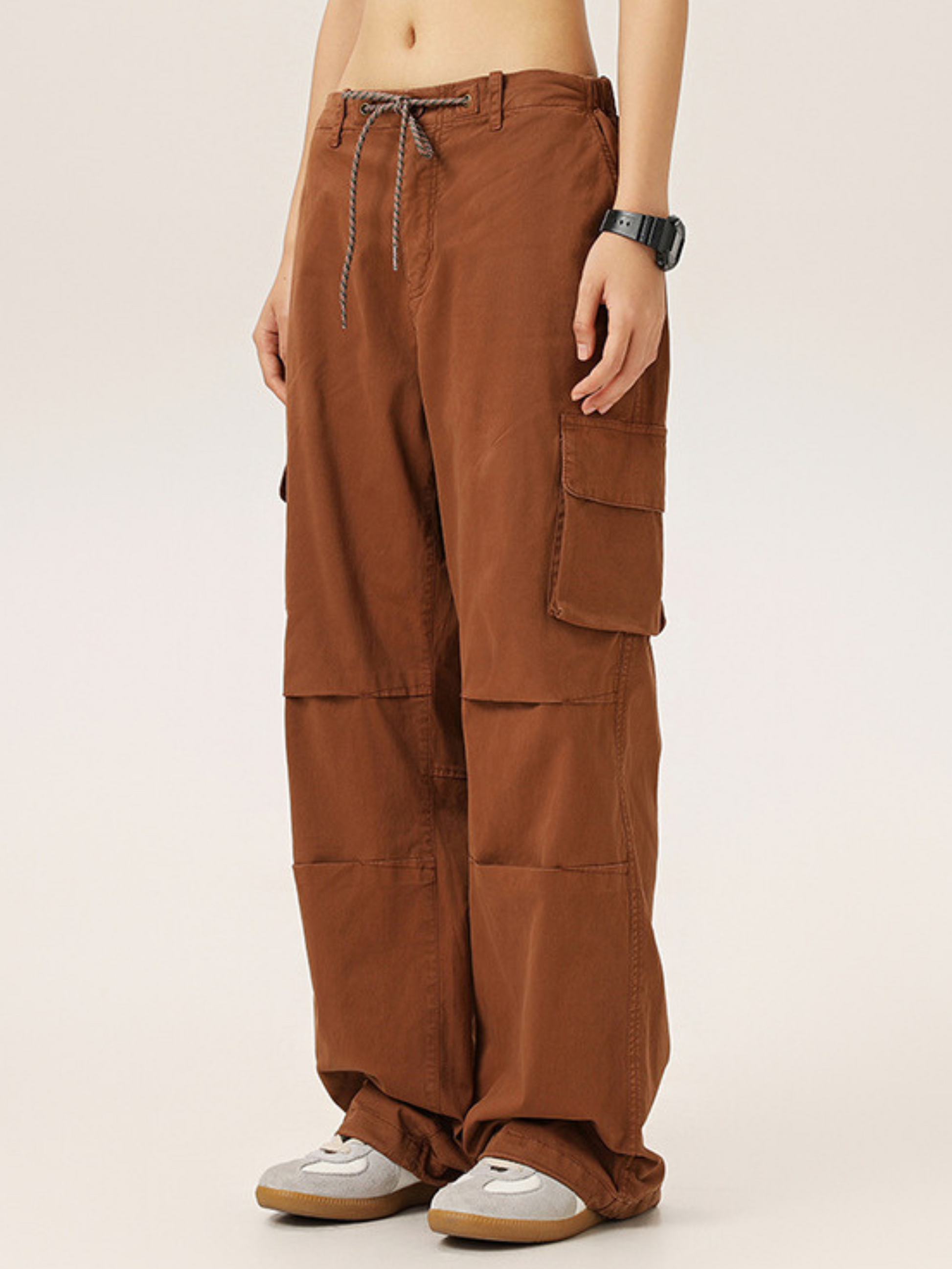 EagleNest - Unisex Loose Straight-Leg Utility Pants with Adjustable Hem GONGGAR SPORTS