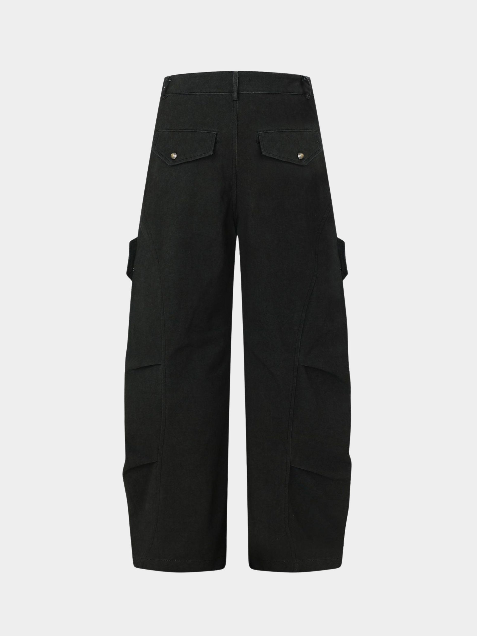 FoxDrop - Unisex Retro Paratrooper-Inspired Wide-Leg Utility Pants GONGGAR SPORTS