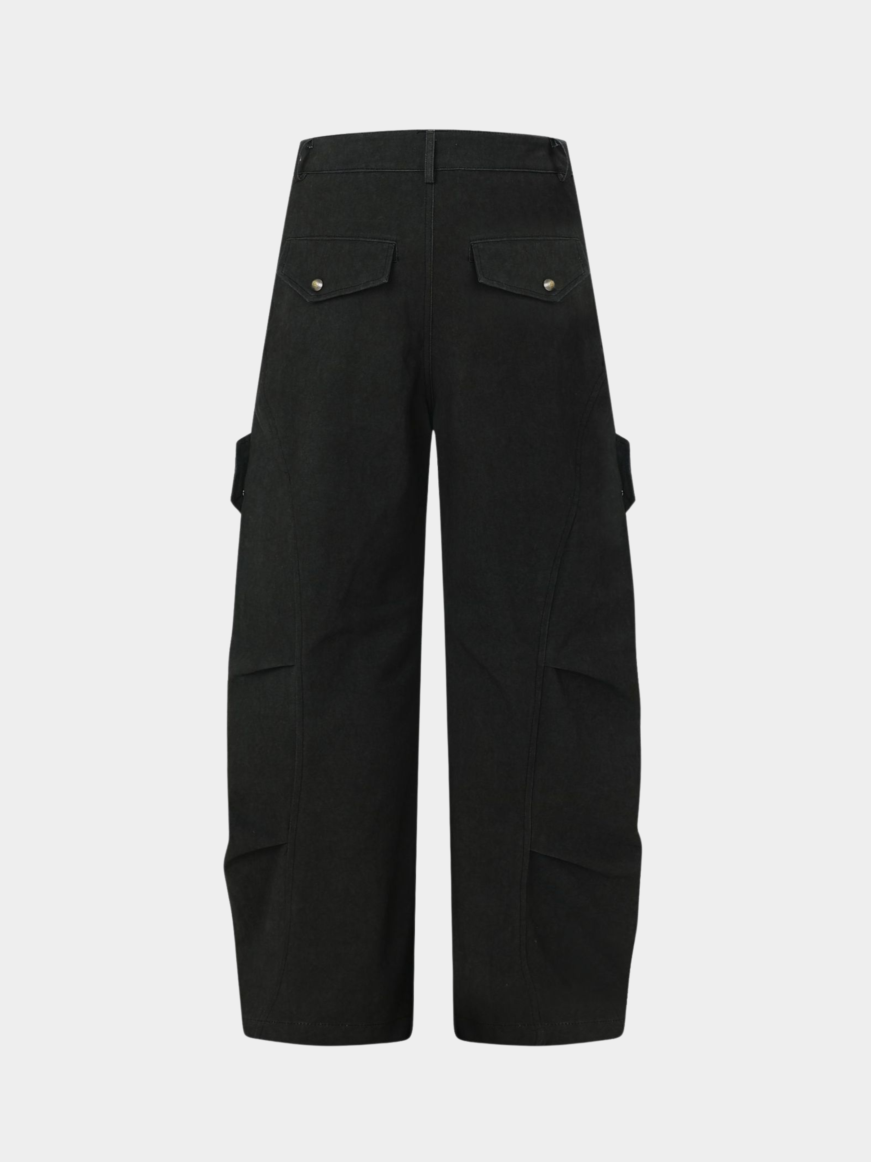FoxDrop - Unisex Retro Paratrooper-Inspired Wide-Leg Utility Pants GONGGAR SPORTS
