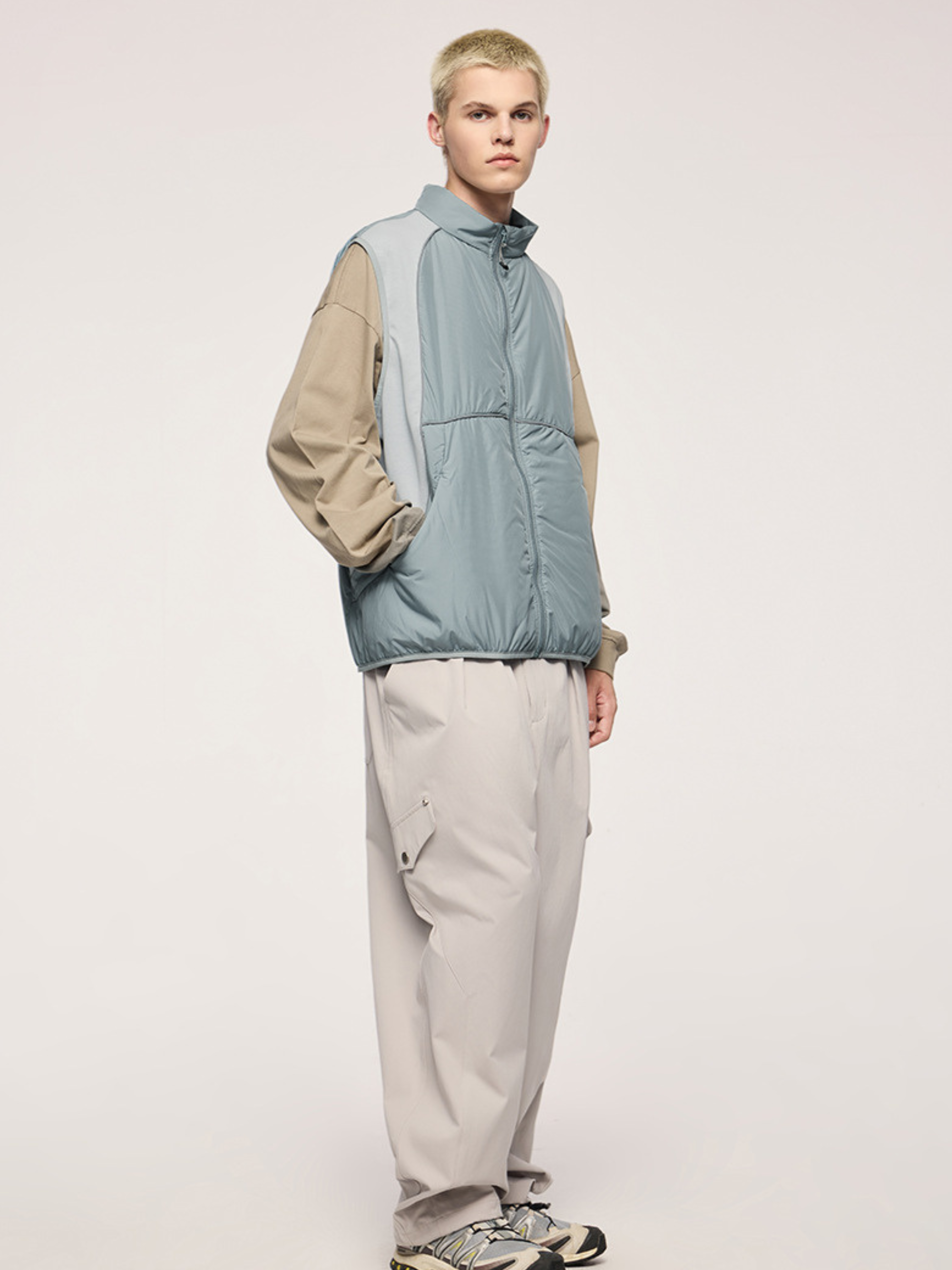 BluffEdge - Unisex Colorblock Outdoor Insulated Vest