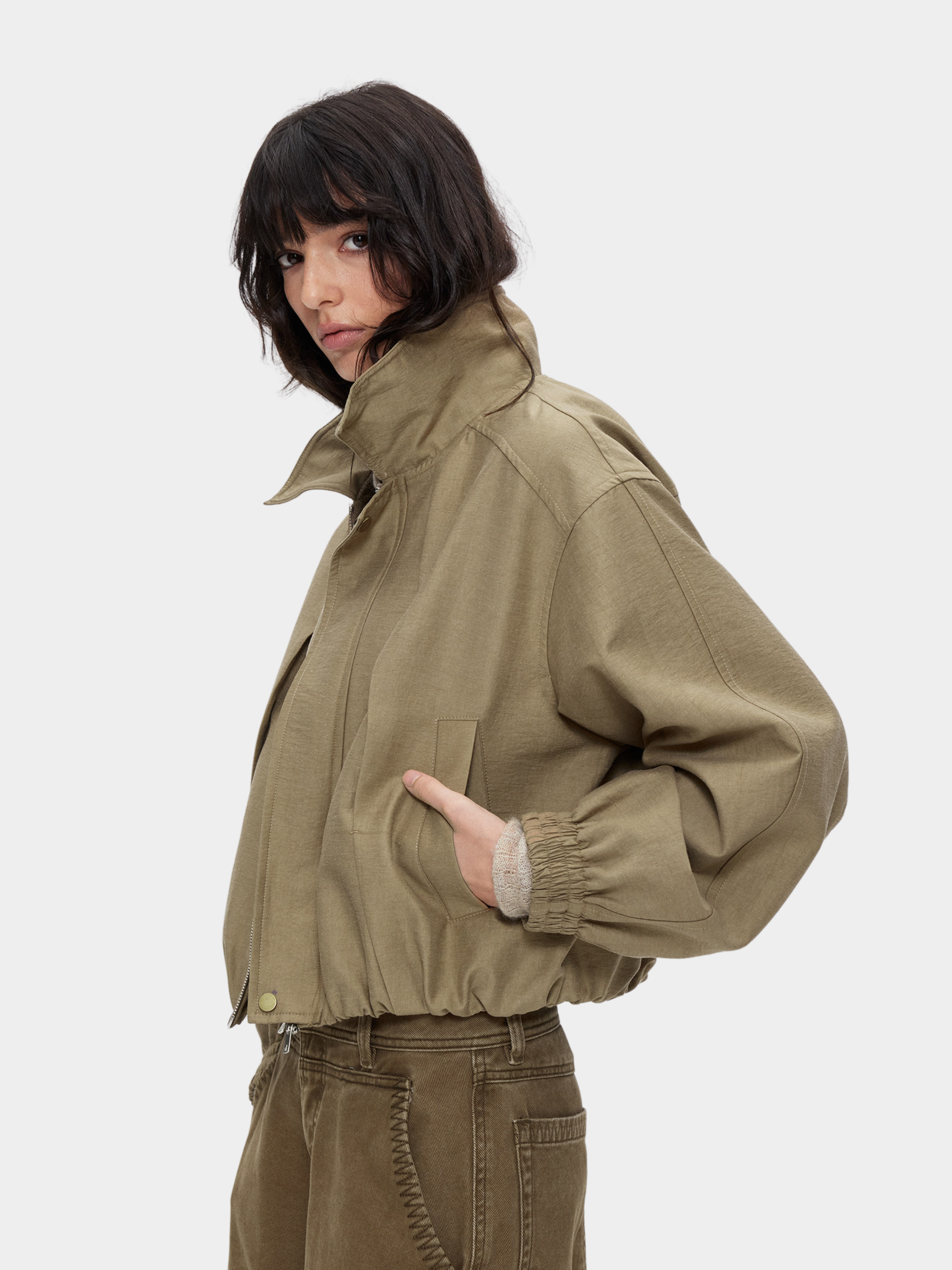 Ashflare - Women's TENCEL™ Linen Blend Structured Jacket