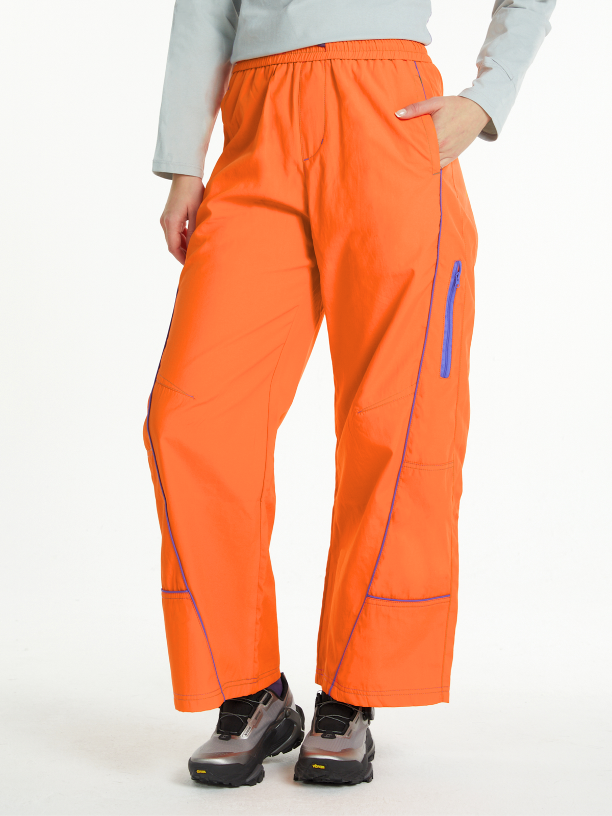 Foxview FoxView - Three-Proof Colorblock Striped Curved-Cut Pants – GONGGAR SPORTS