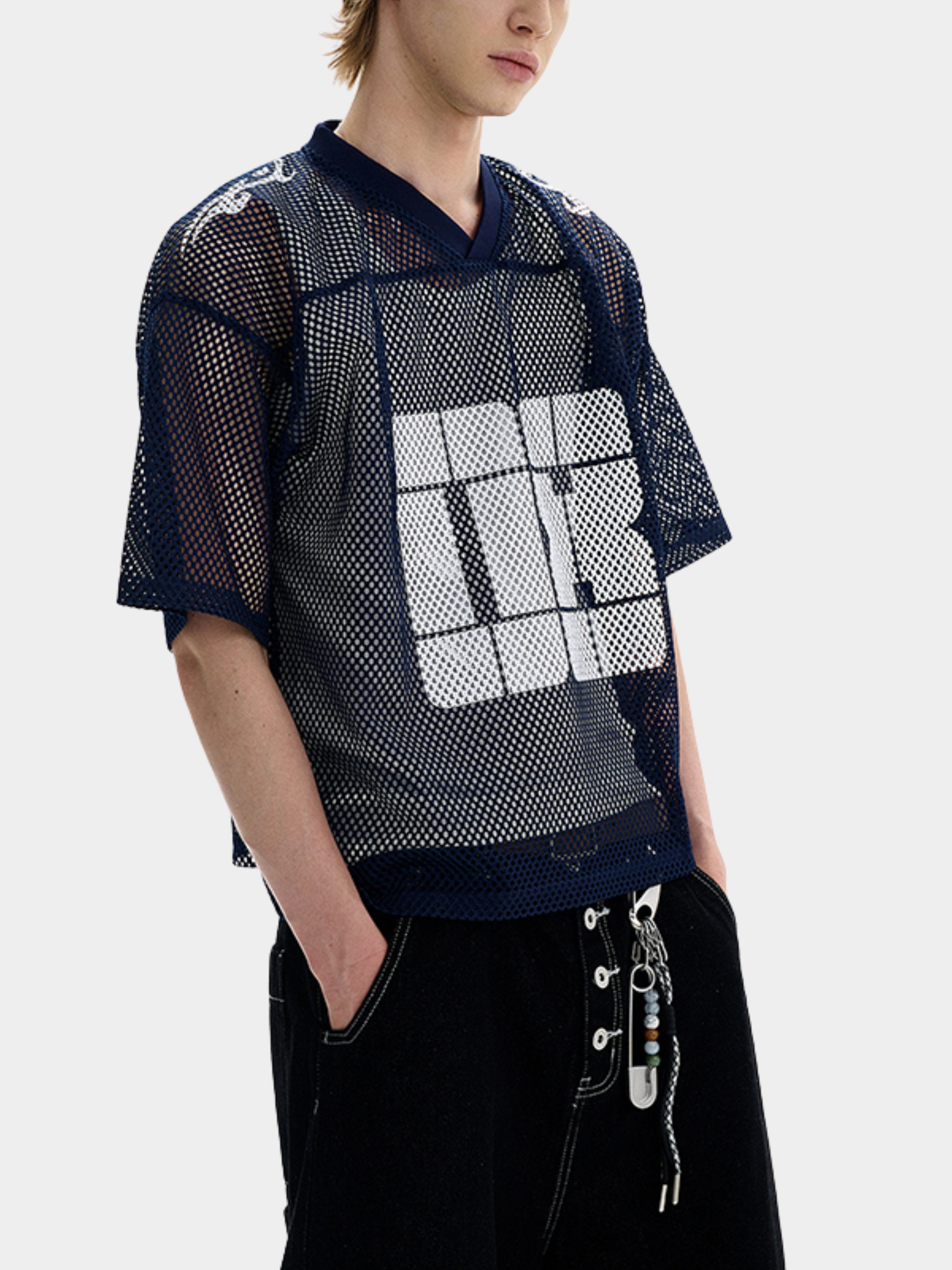 SandMat - Men's Mesh Hollow-Out Sports Jersey