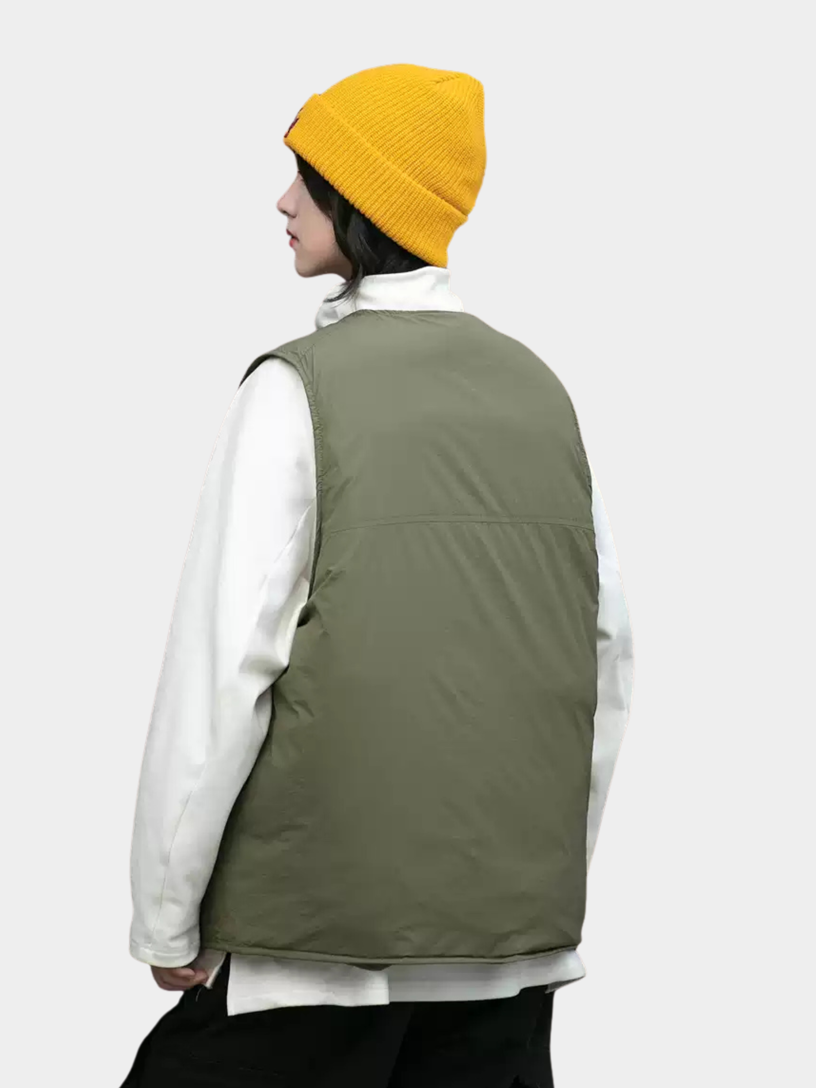 HeatBag - Women's 90% White Duck Down Large Pocket Vest