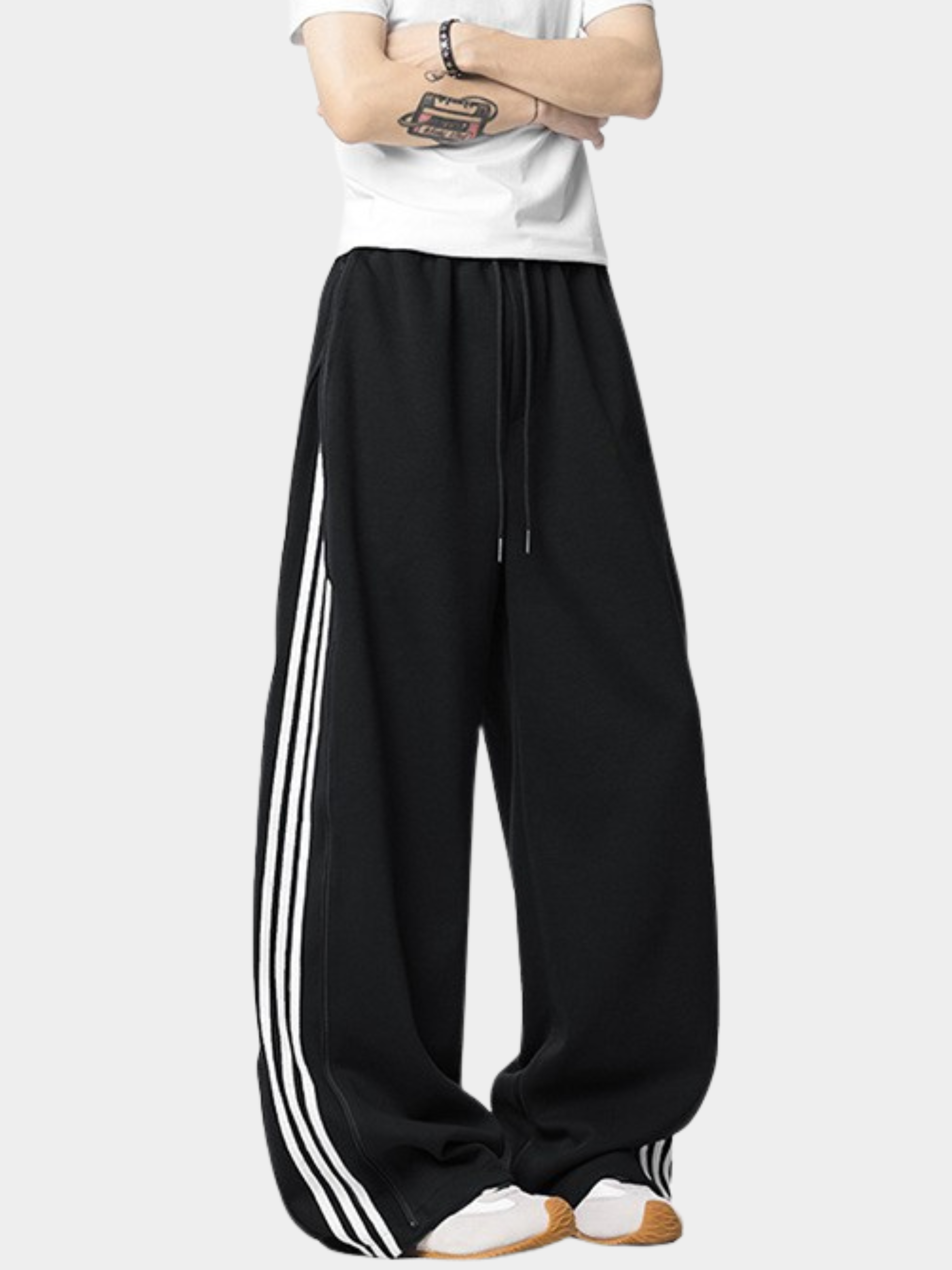 DryCoat - Men's Side Zipper Stripe Jogger Pants