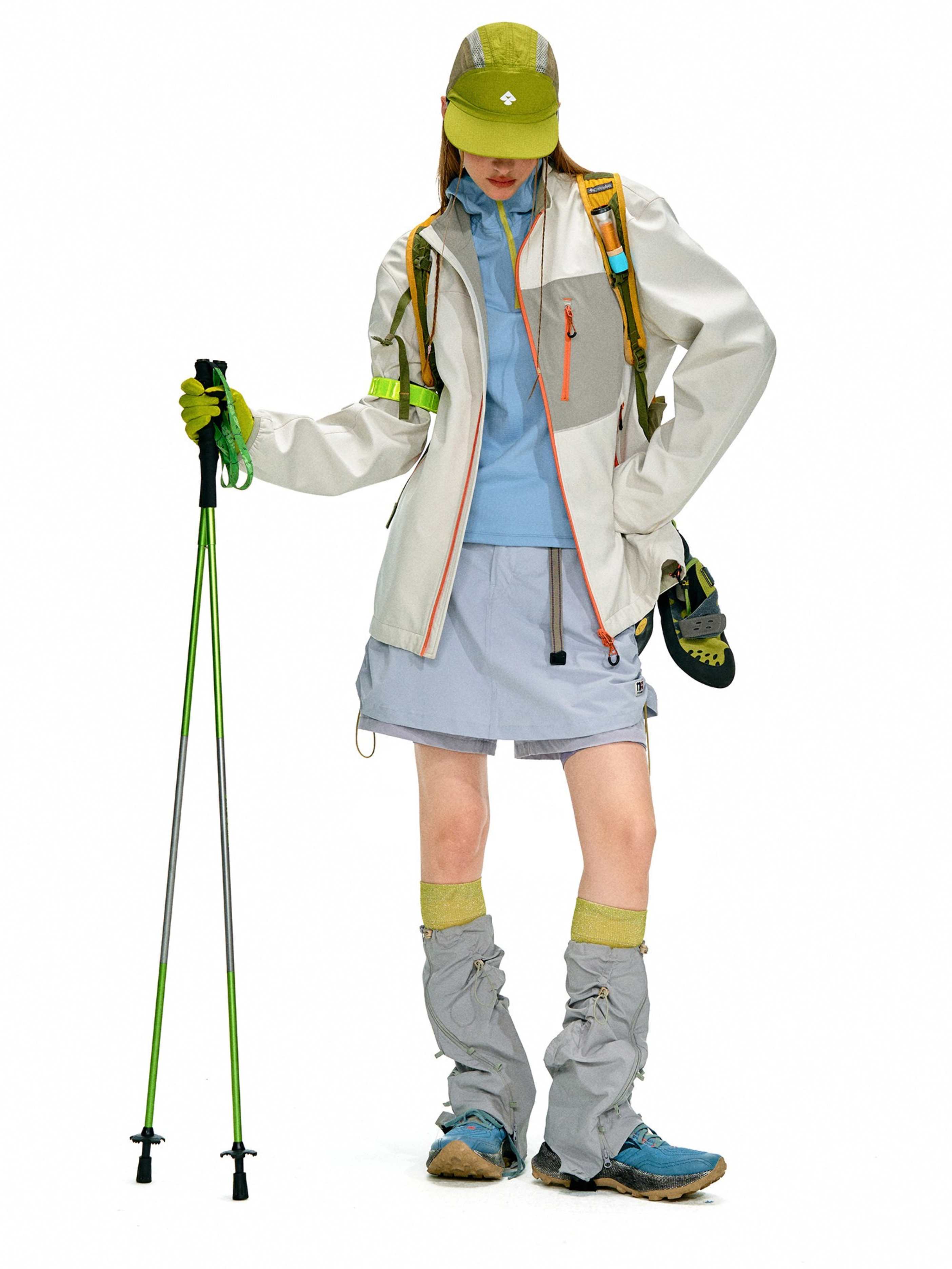 Driftcore - Unisex Colorblock Zip-Up Stand Collar Jacket