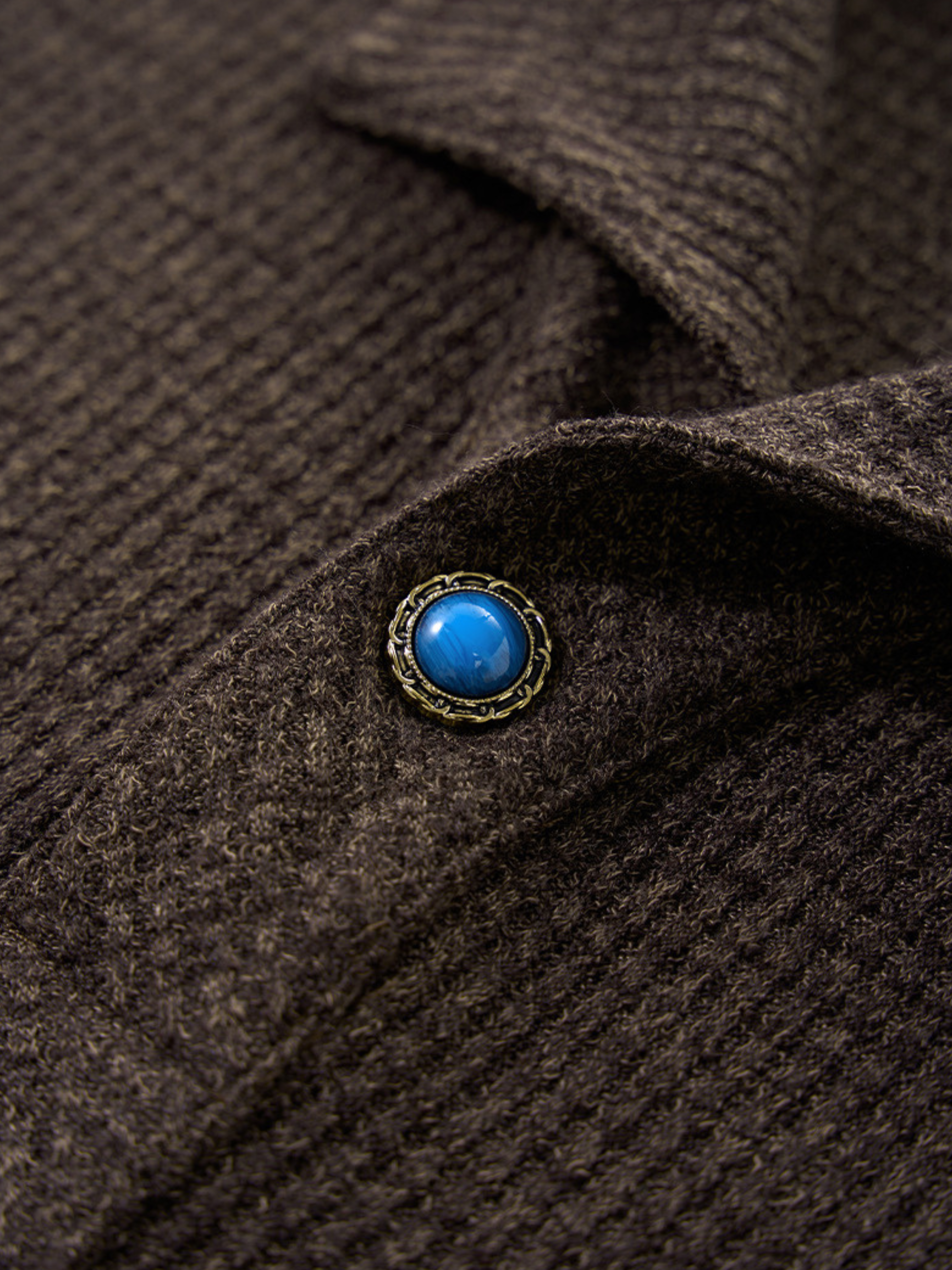 Shade - Unisex One-Piece Collar Long Sleeve Polo Shirt