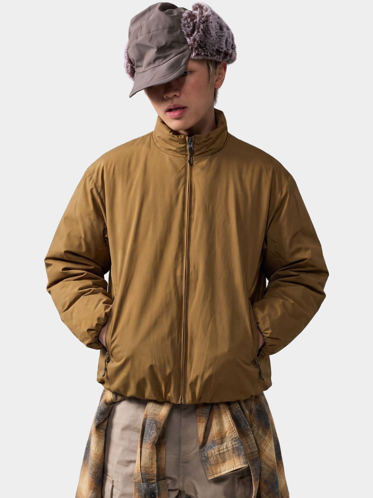Thawpath - 90% White Duck Down Stand Collar Jacket
