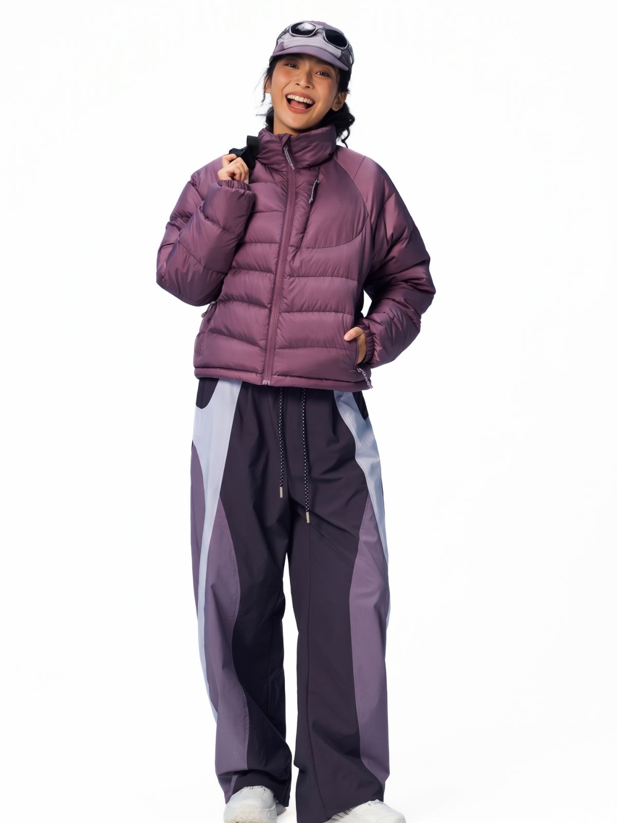 EchoShade - Lightweight 90% White Duck Down Cropped Jacket