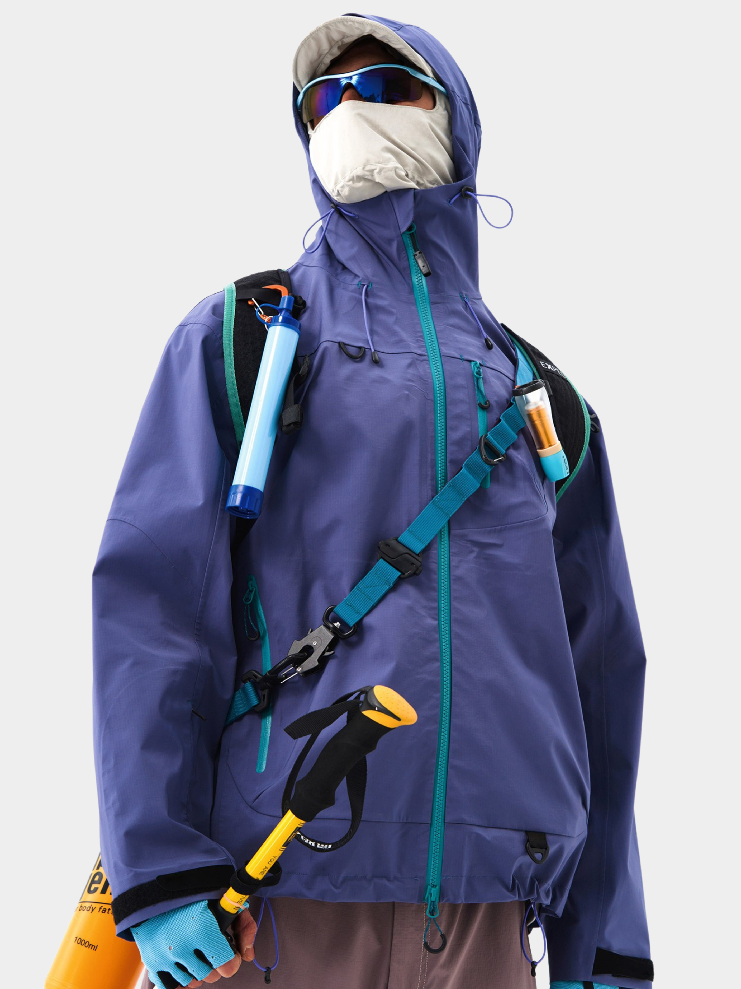 CampFlask - Men's 3-Layer Waterproof Hard Shell Jacket