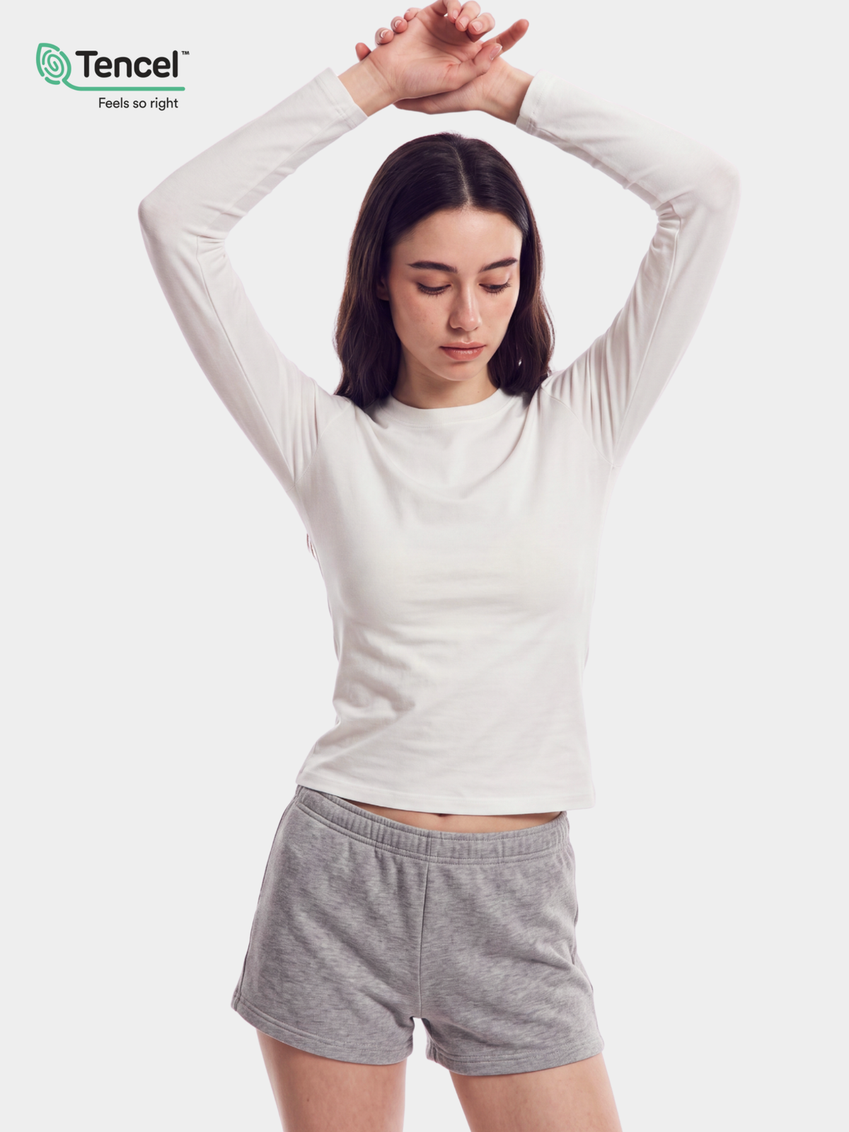 Boreal - Women's Tencel™ Wool Fitted Crew Neck Long Sleeve Top