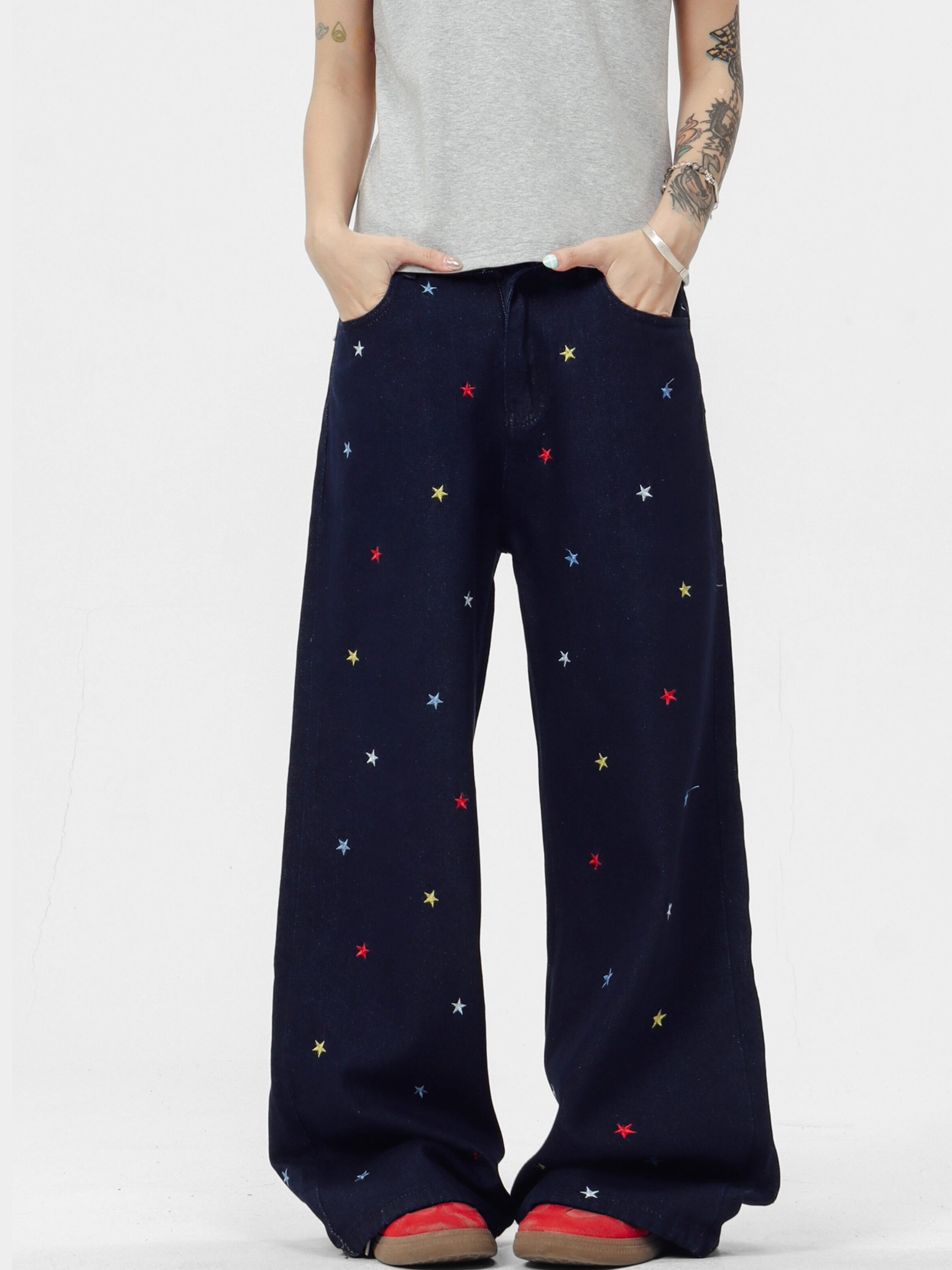 Expeditionary - Women's Star Embroidered Denim Jeans