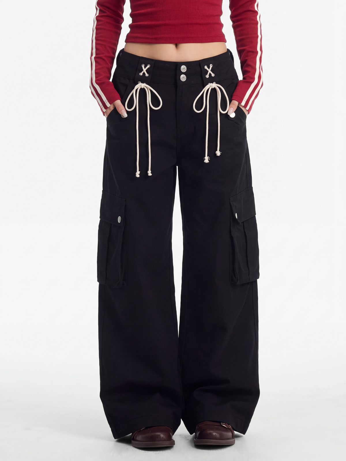 FlexHush - Unisex Washed Cotton Multi-Pocket Utility Cargo Pants