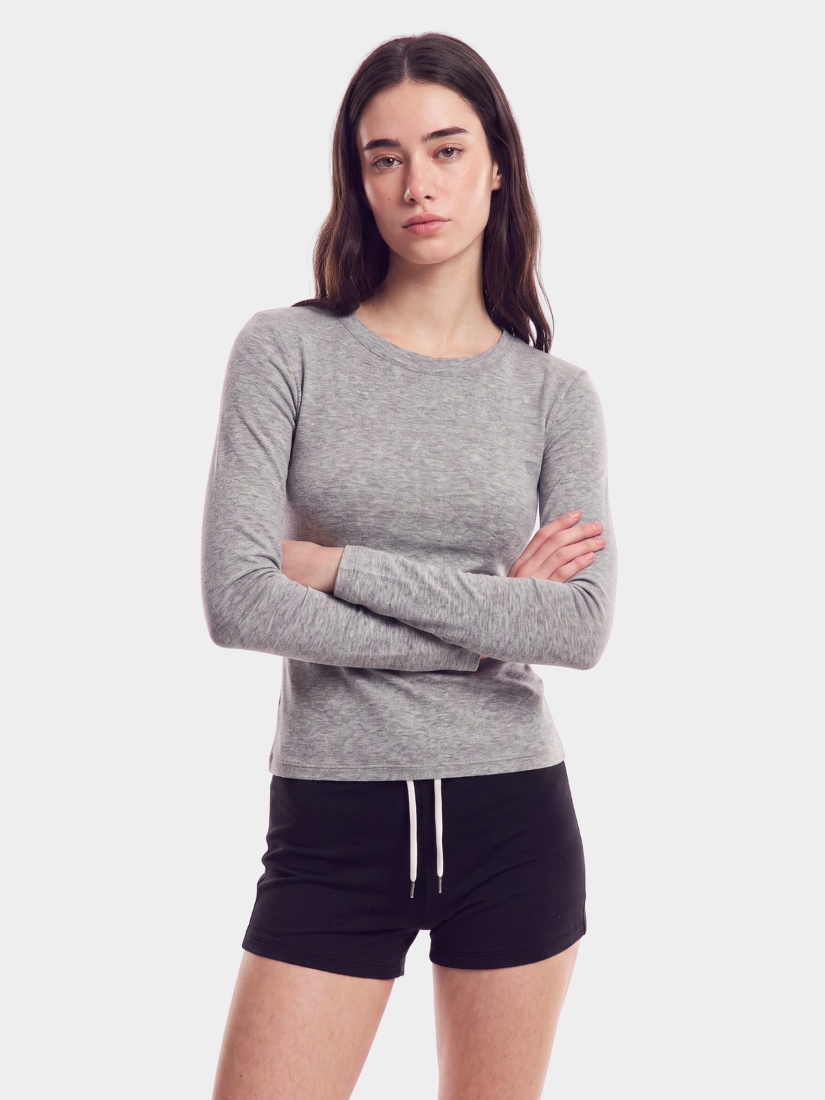 Boreal - Women's Tencel™ Wool Fitted Crew Neck Long Sleeve Top