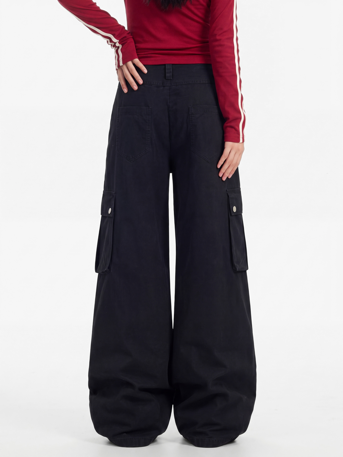 FlexHush - Unisex Washed Cotton Multi-Pocket Utility Cargo Pants
