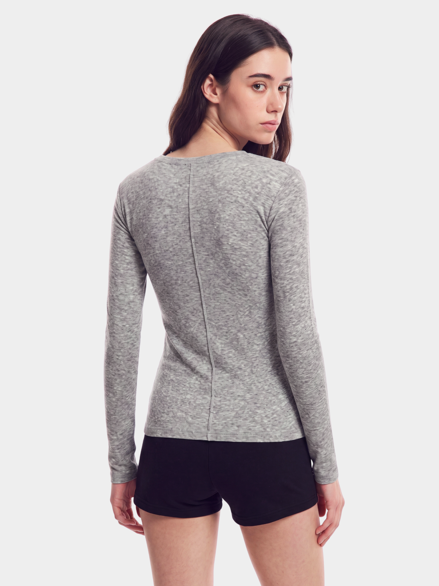Boreal - Women's Tencel™ Wool Fitted Crew Neck Long Sleeve Top