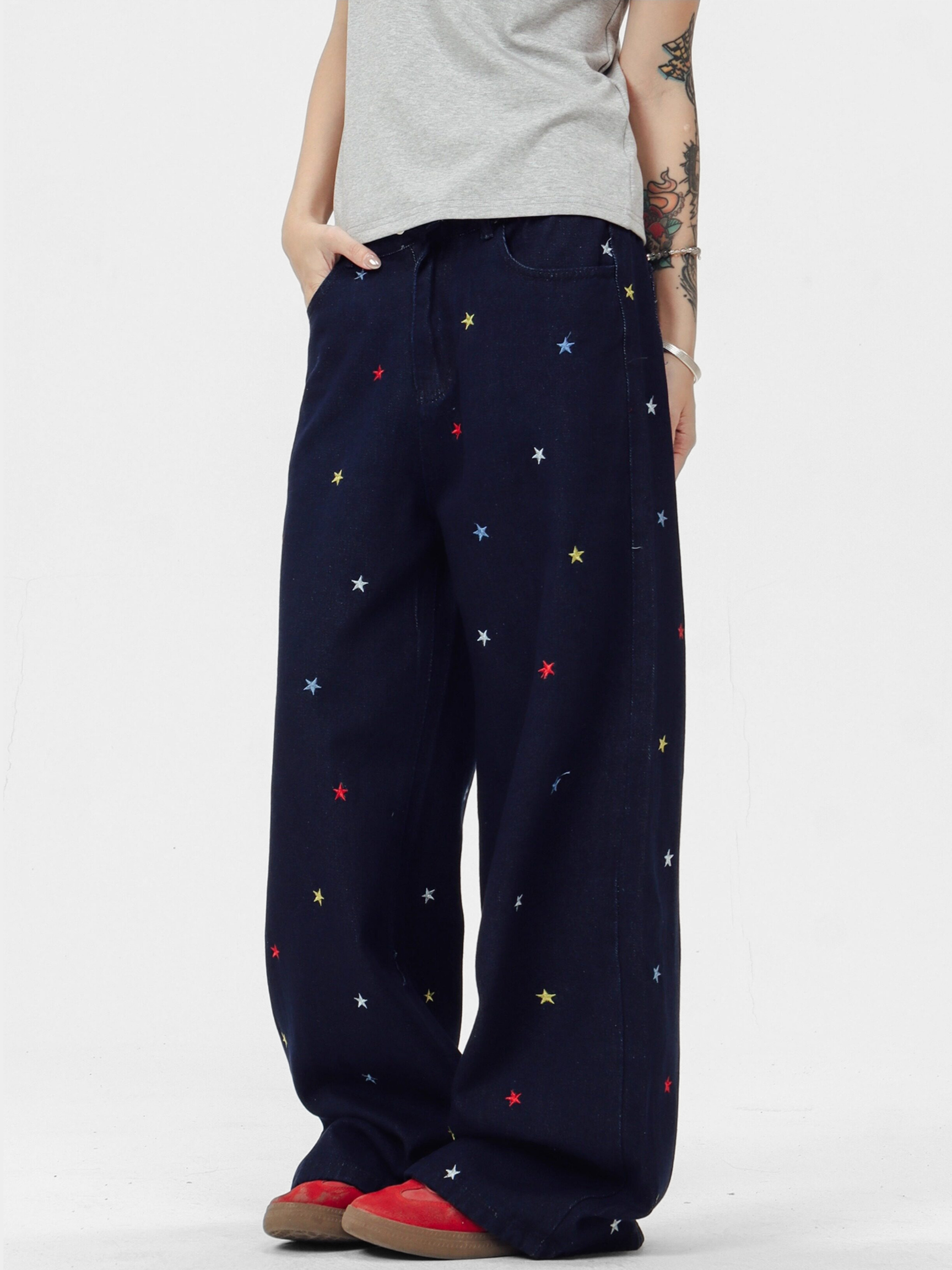 Expeditionary - Women's Star Embroidered Denim Jeans