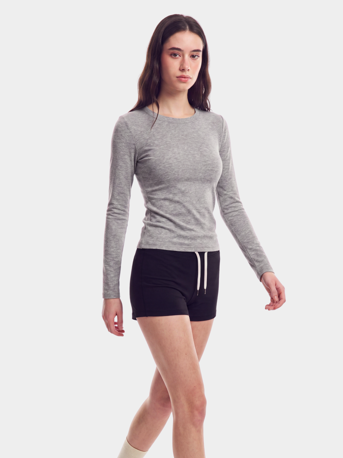 Boreal - Women's Tencel™ Wool Fitted Crew Neck Long Sleeve Top
