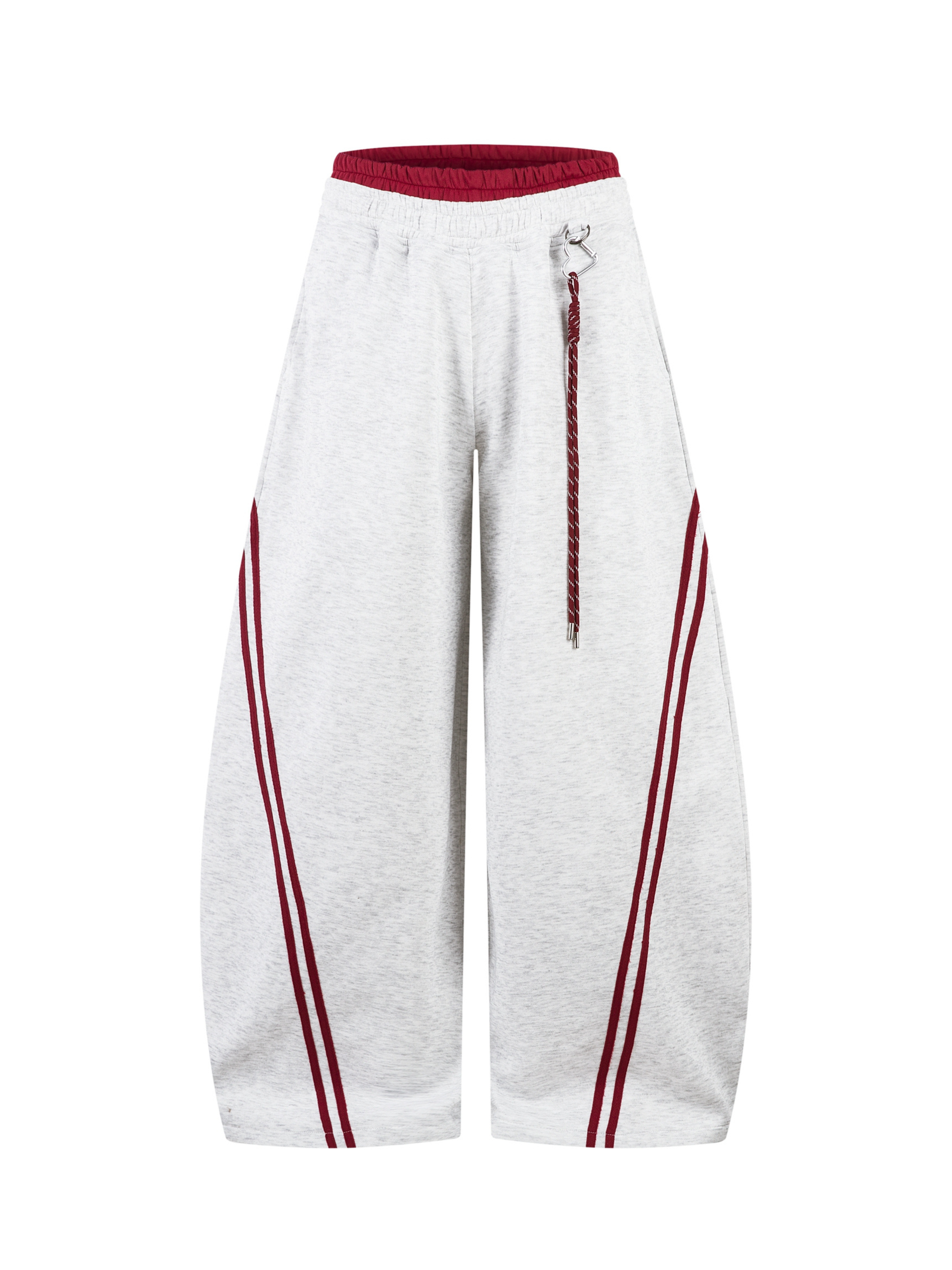 Iceveil -Women's Double-Waist Blade-Cut Wide-Leg Sweatpants