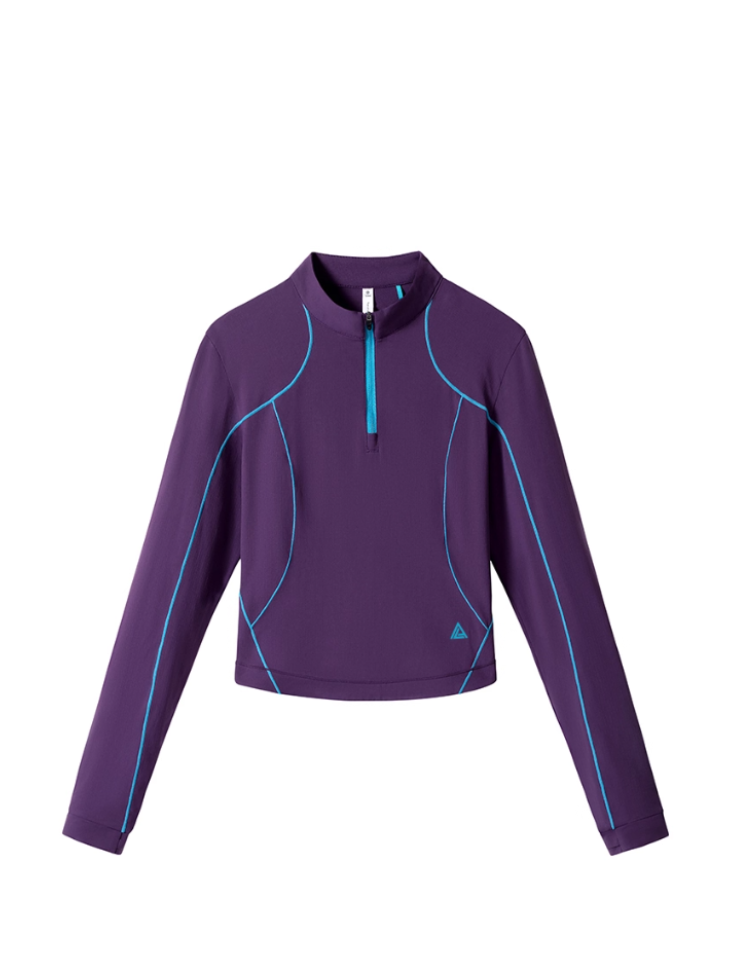 Frostthorn - Women's Half-Zip Mock Neck Yoga & Training Long Sleeve Tee